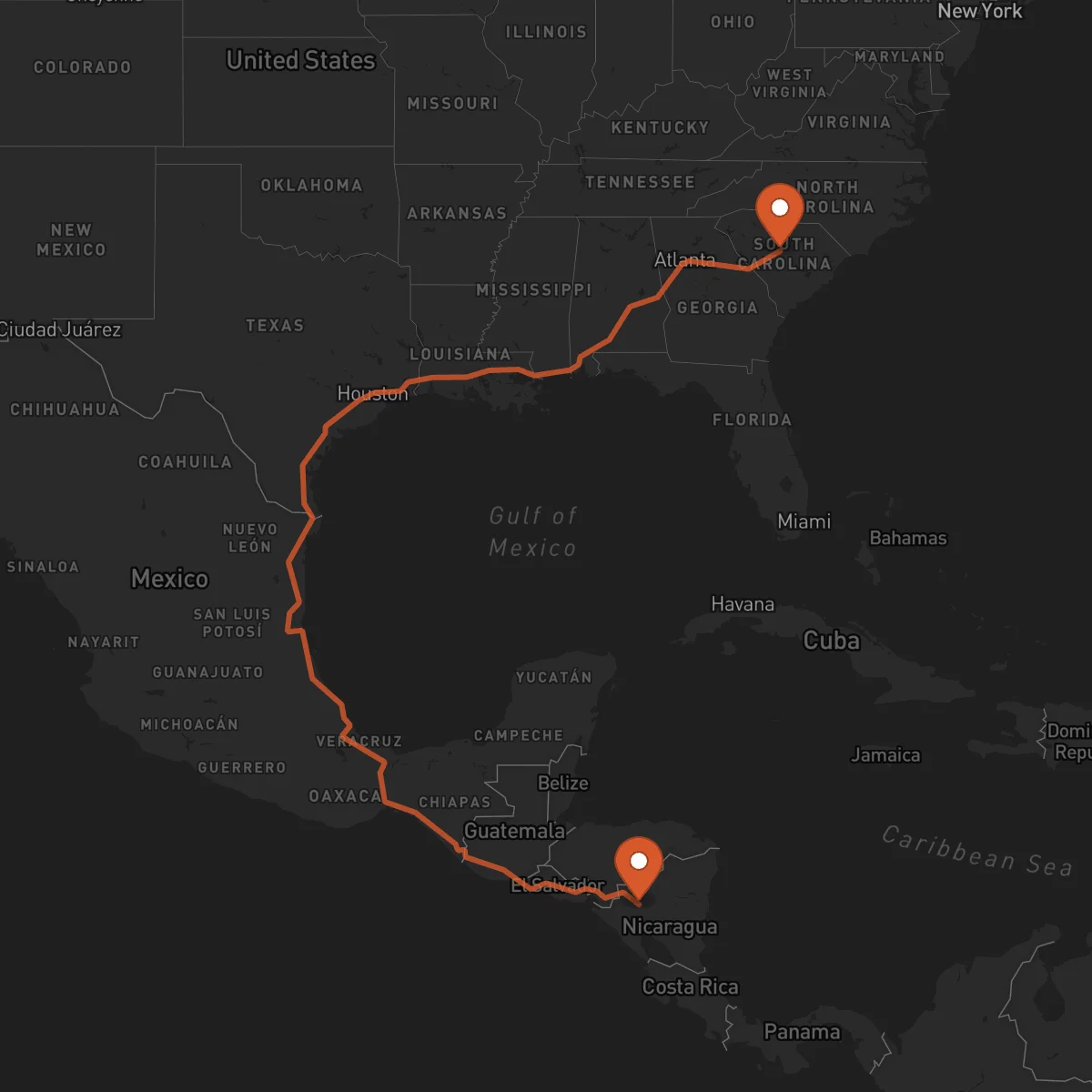 Ruta Jinotega - Columbia