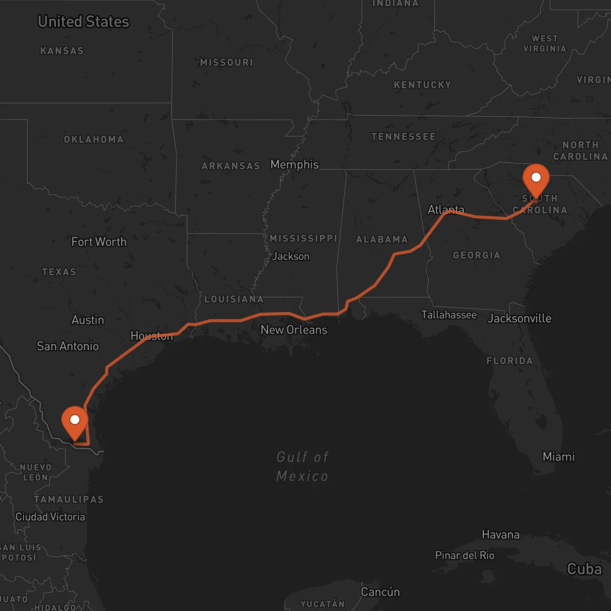 Ruta McAllen - Columbia
