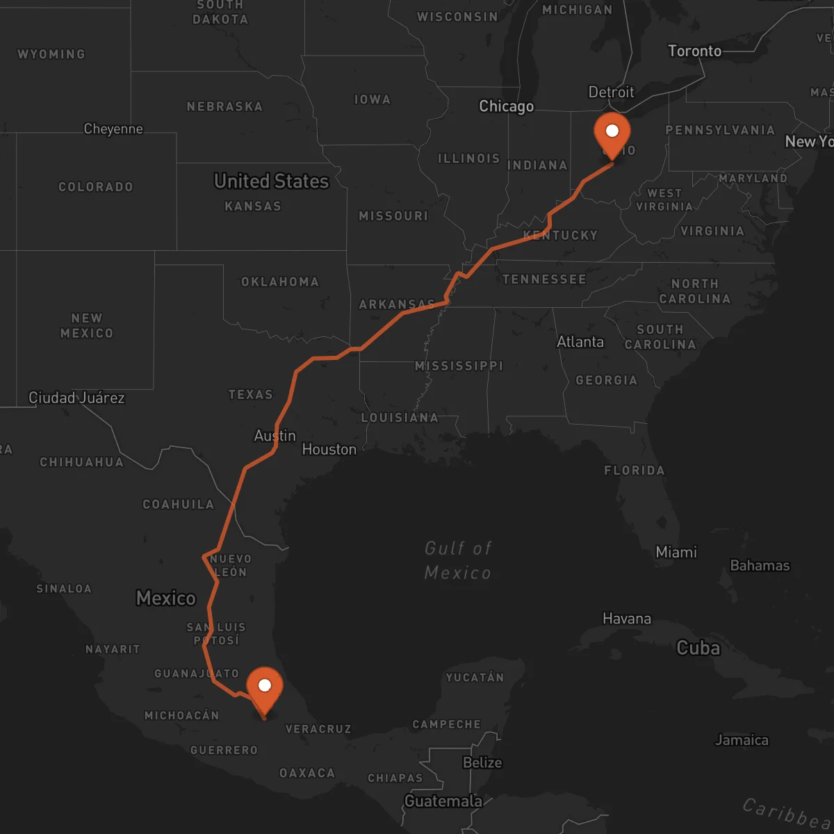 Ruta Columbus - Puebla de Zaragoza
