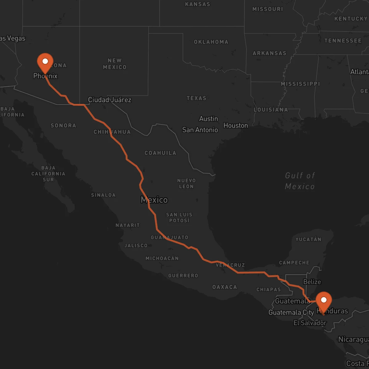 Ruta Comayagua - Phoenix