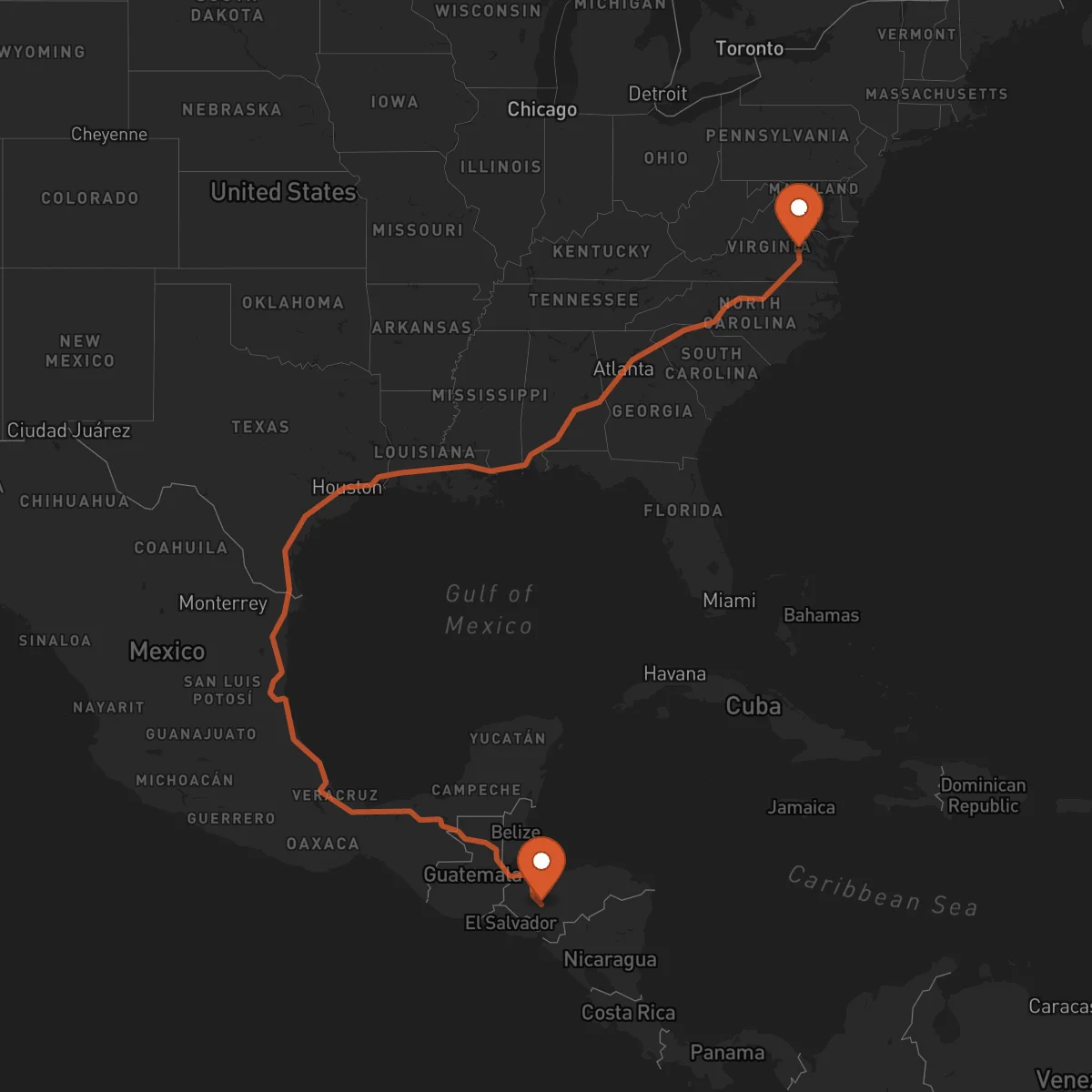 Ruta Richmond - Comayagua