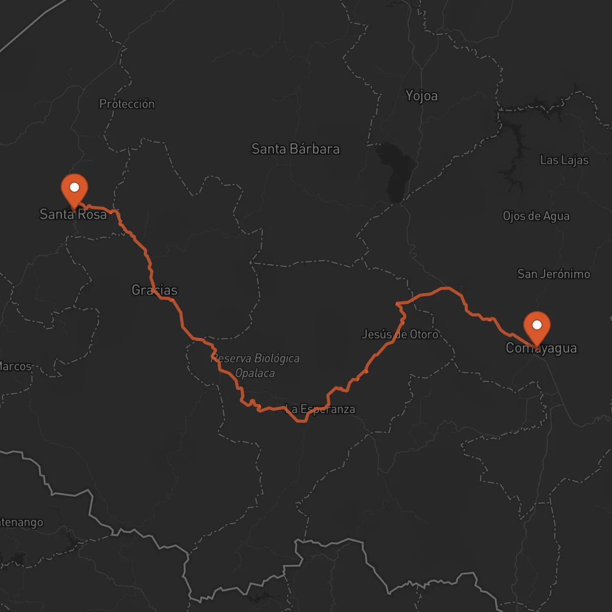 Ruta Comayagua - Santa Rosa de Copán