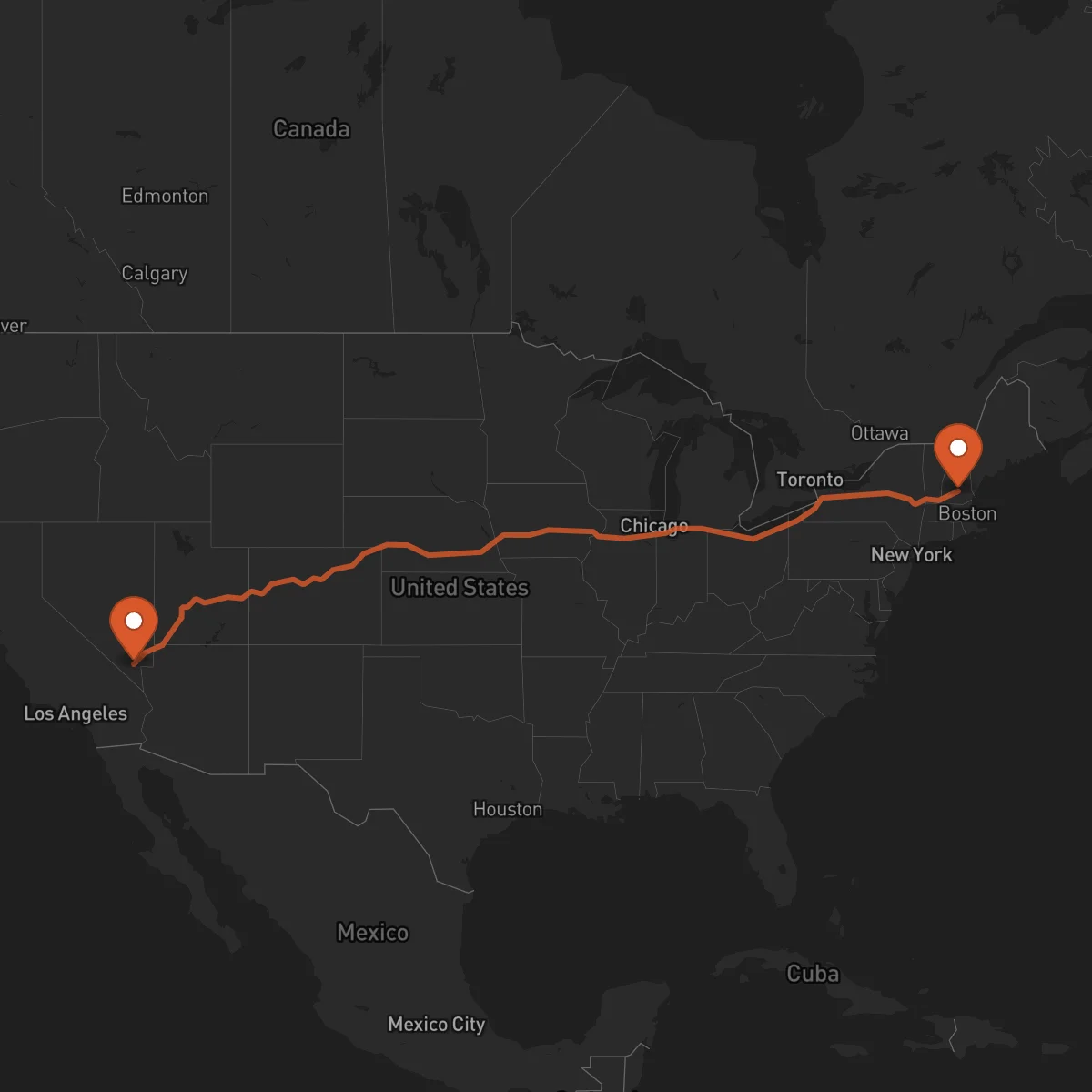 Ruta Concord - Las Vegas