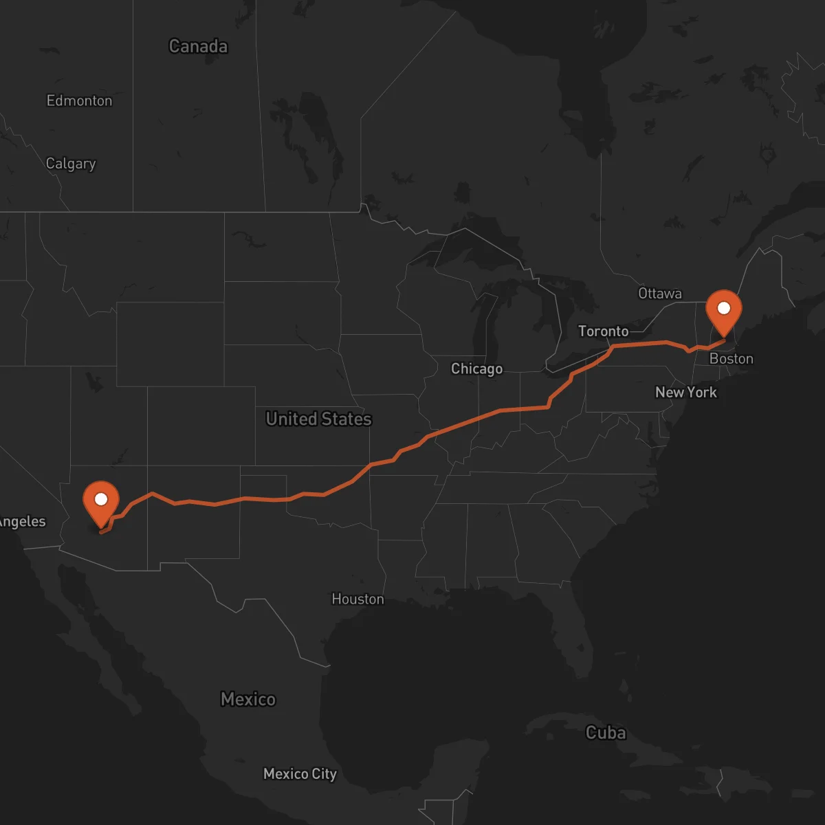 Ruta Concord - Phoenix