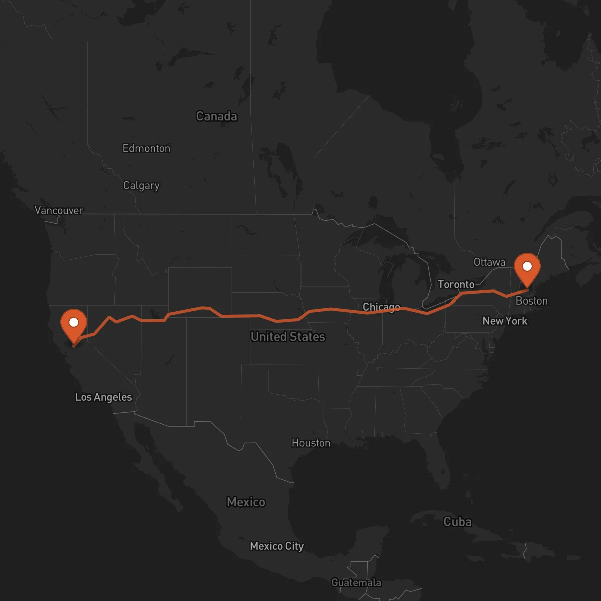 Ruta Concord - Sacramento