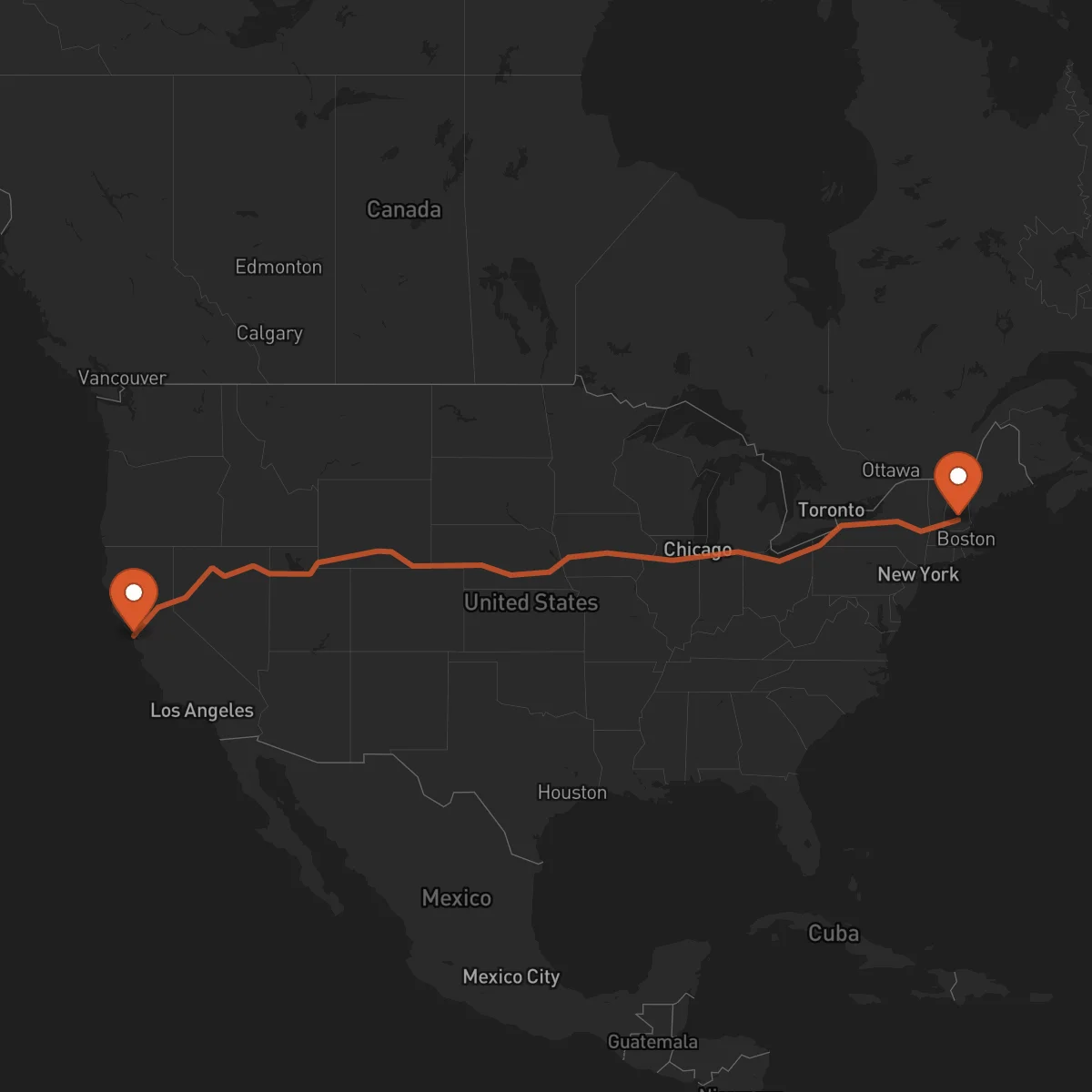 Ruta San Francisco - Concord