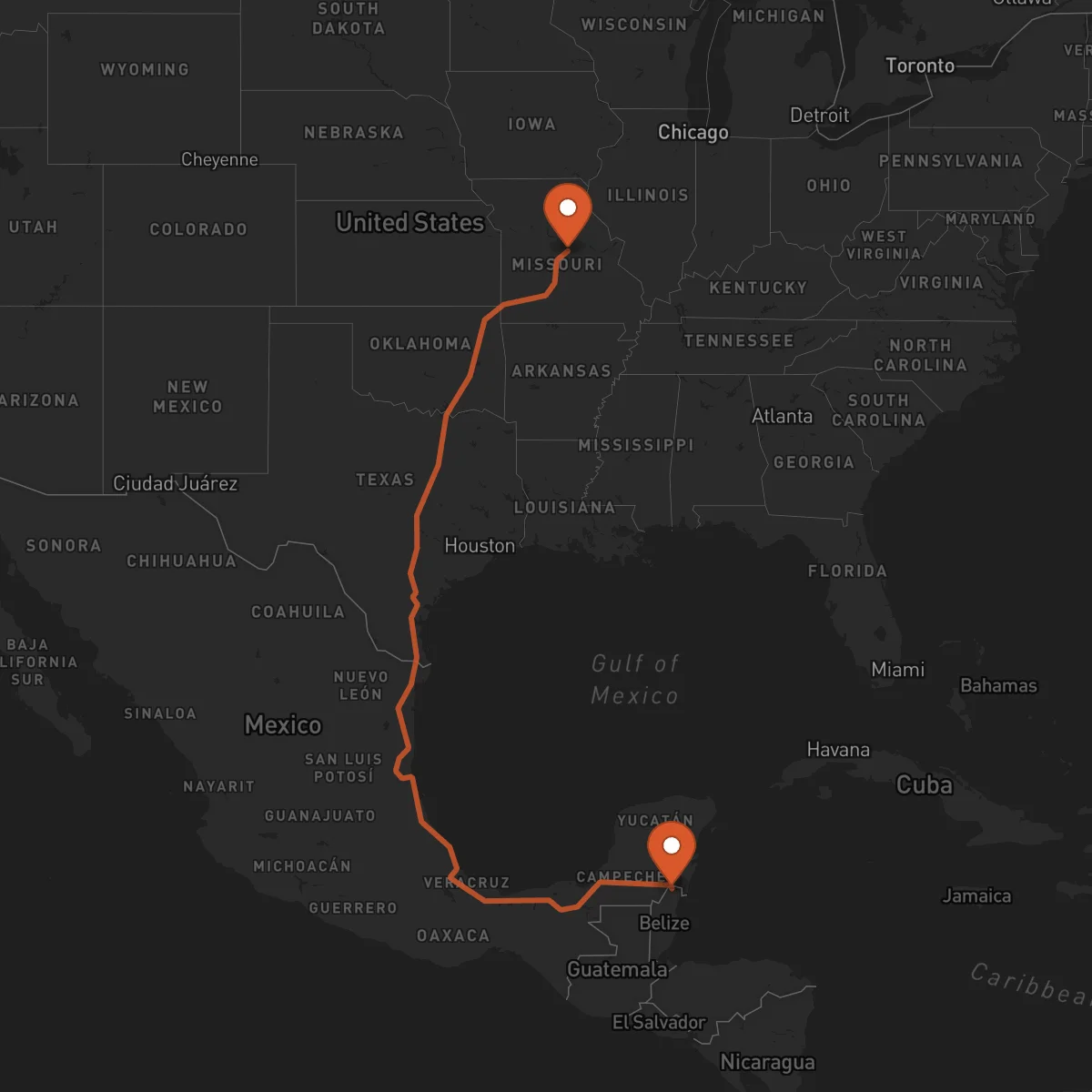 Ruta Corozal Town - Jefferson City