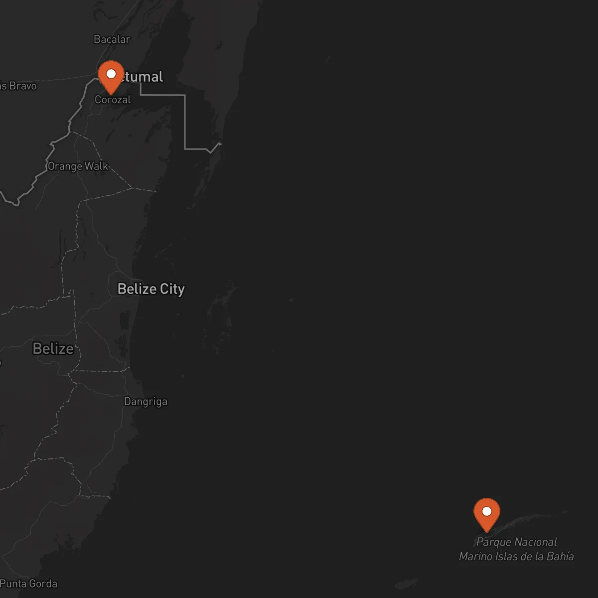 Ruta Roatán - Corozal Town