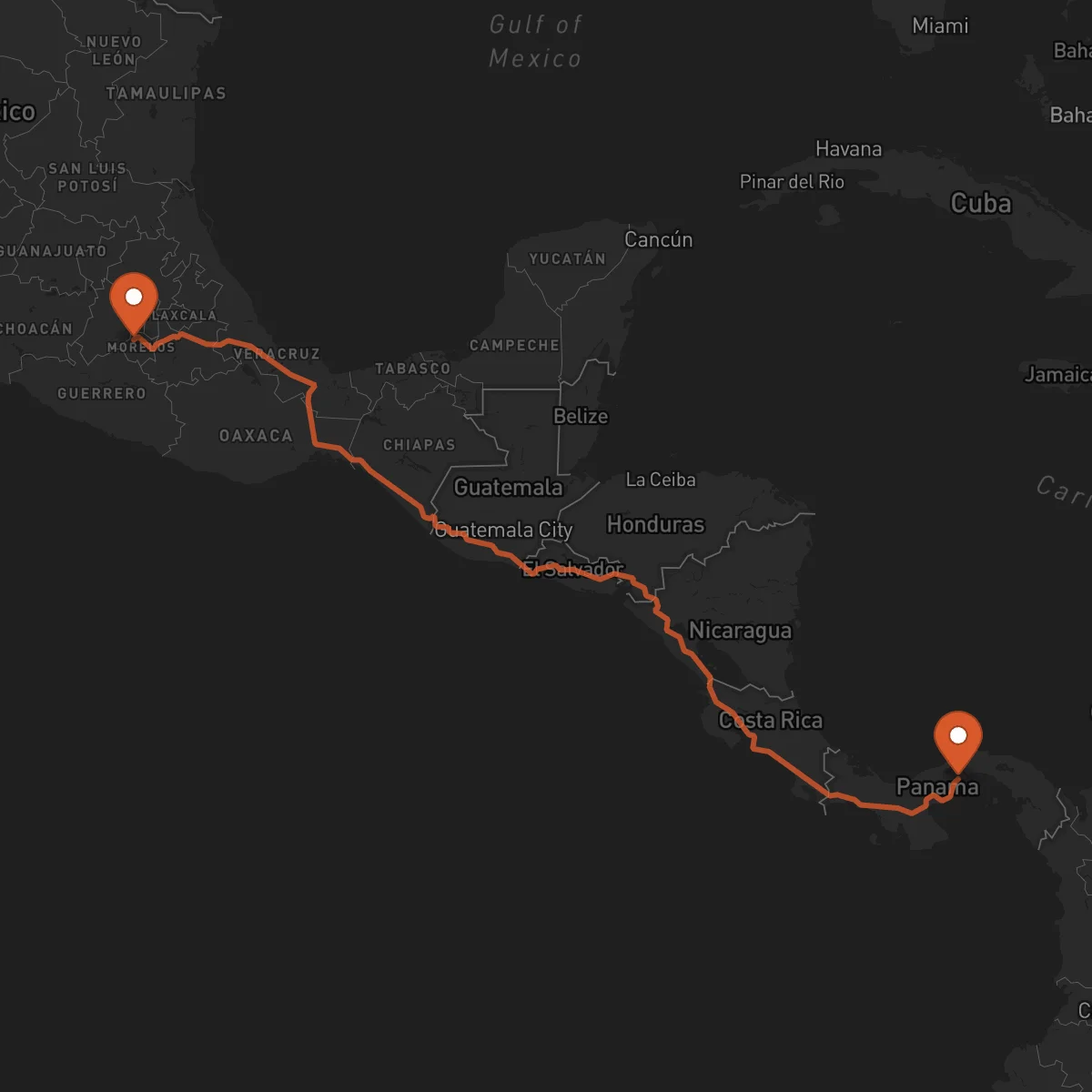 Ruta La Chorrera - Cuernavaca