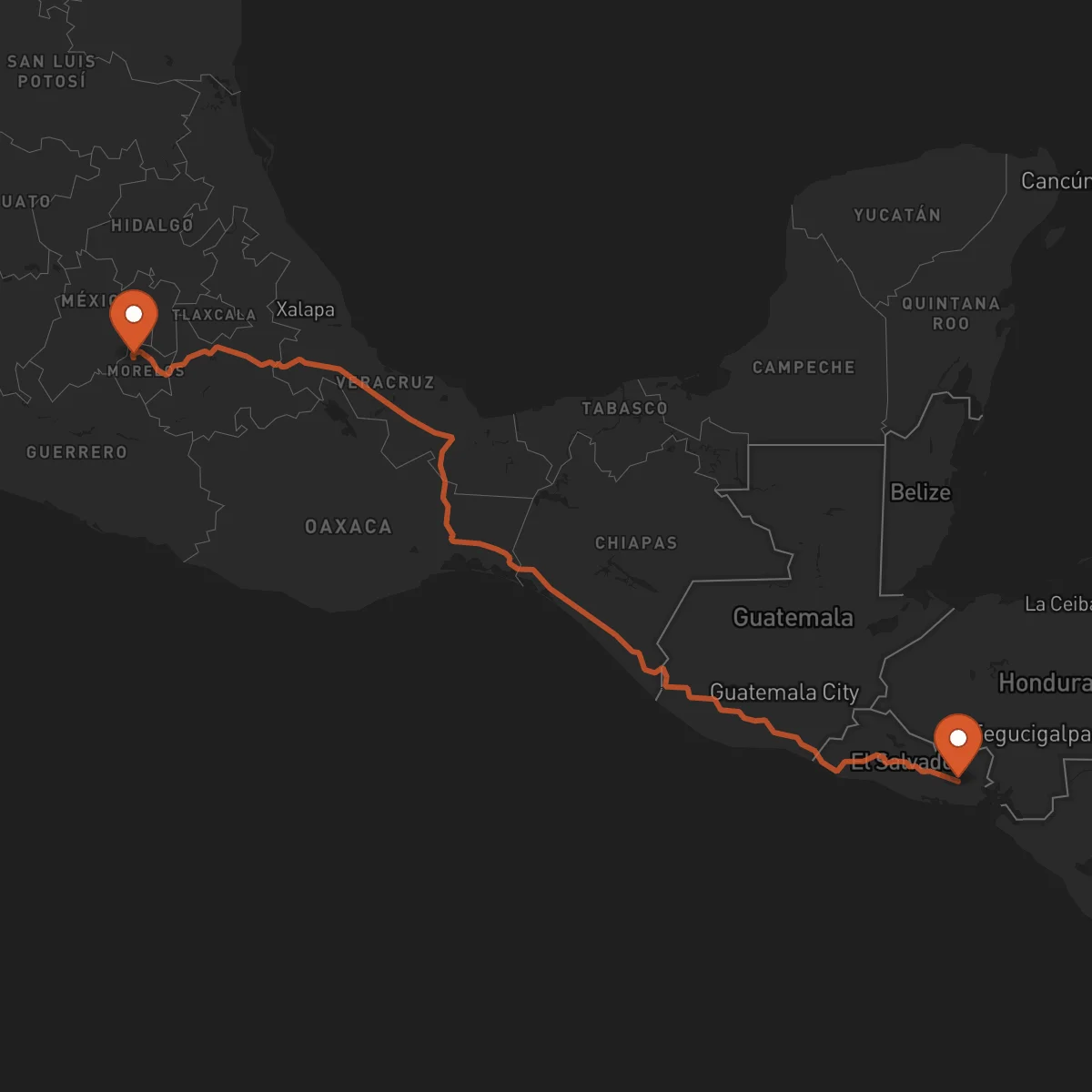 Ruta San Miguel - Cuernavaca