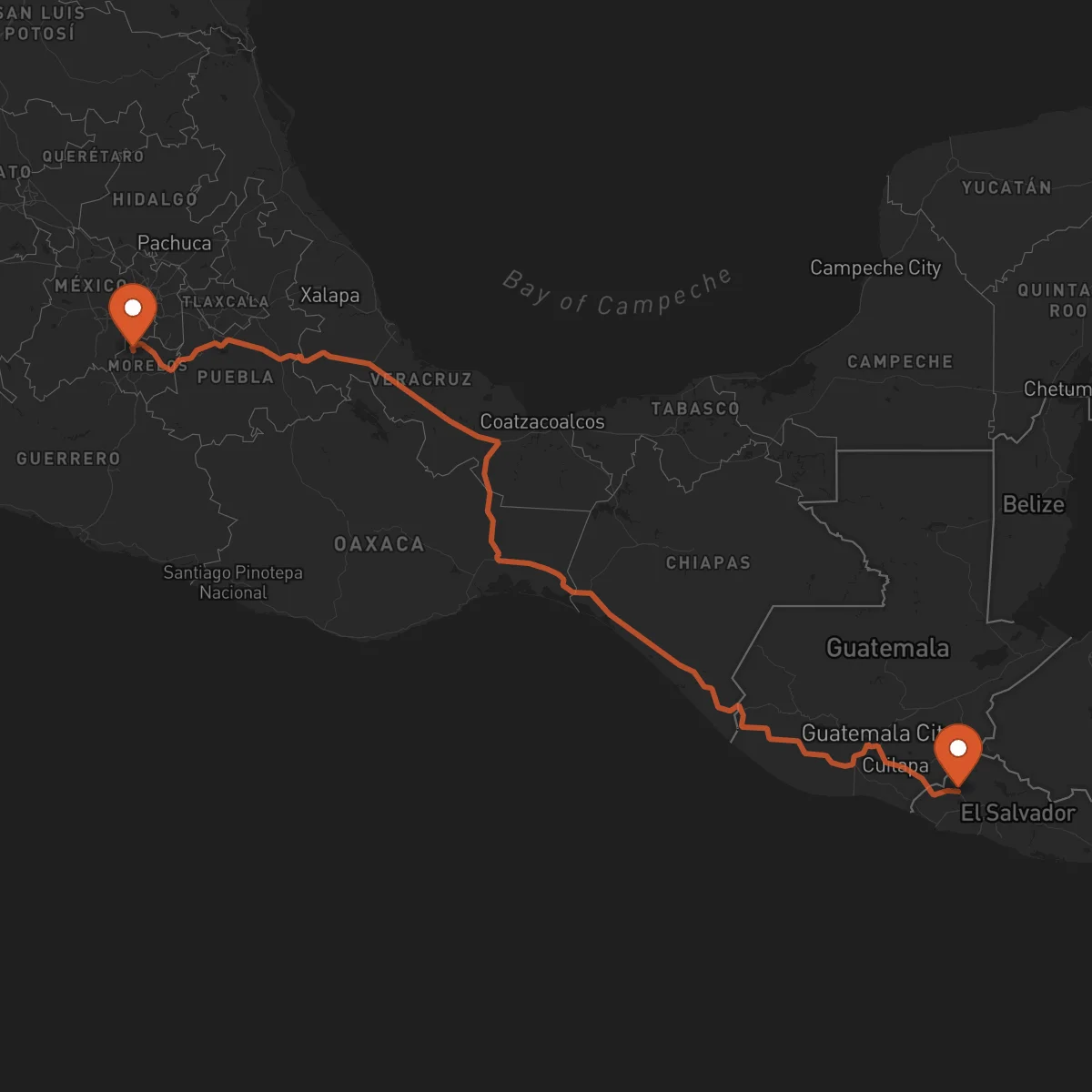 Ruta Cuernavaca - Santa Ana