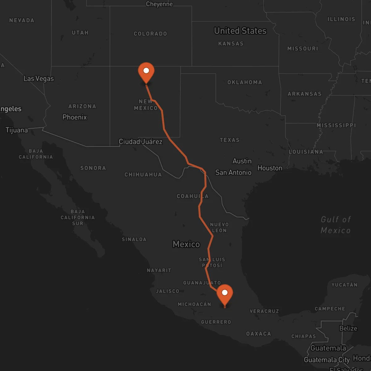 Ruta Cuernavaca - Santa Fe