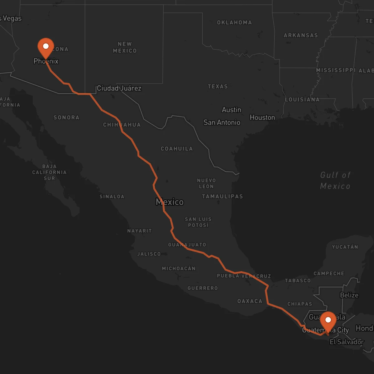 Ruta Cuilapa - Phoenix