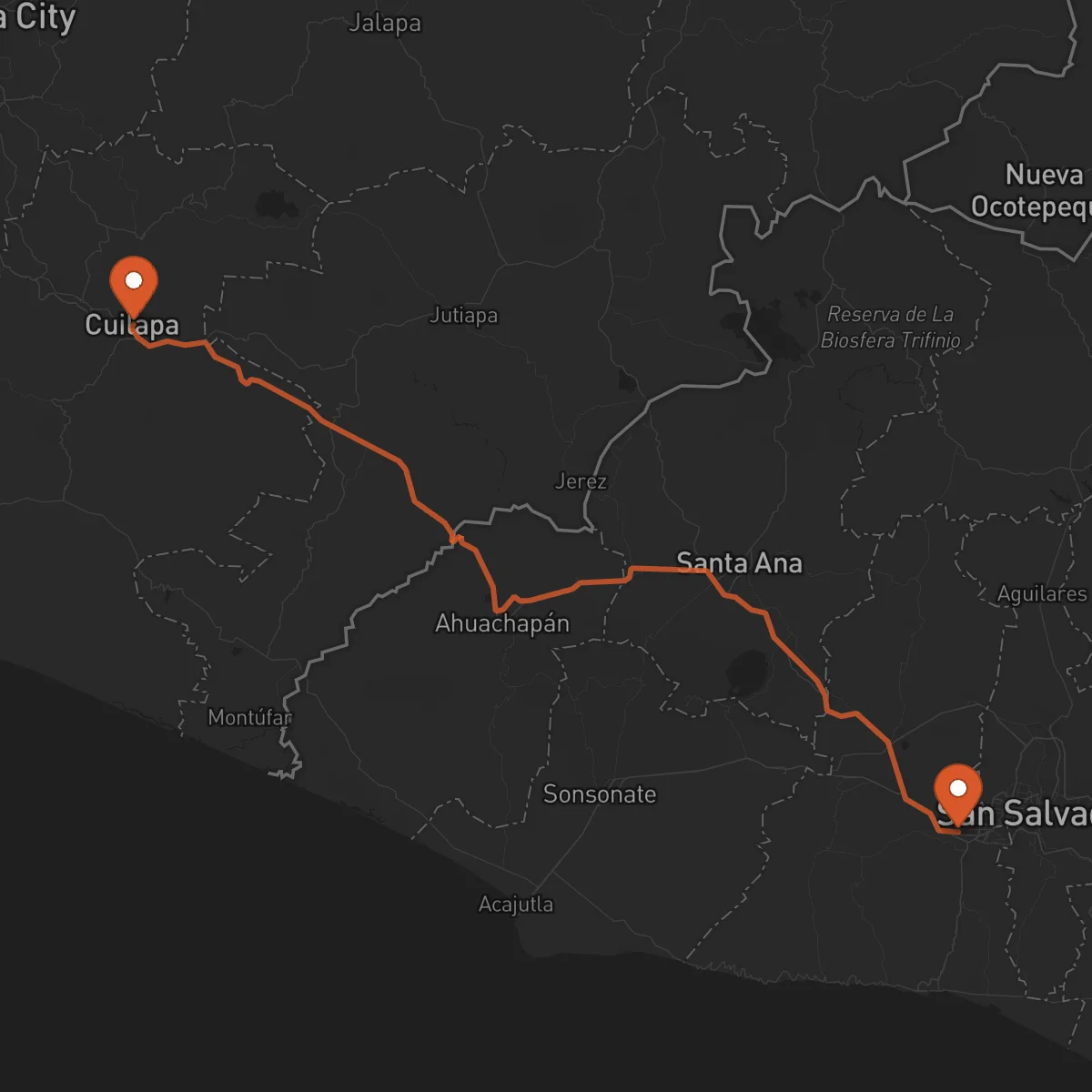 Ruta Santa Tecla - Cuilapa