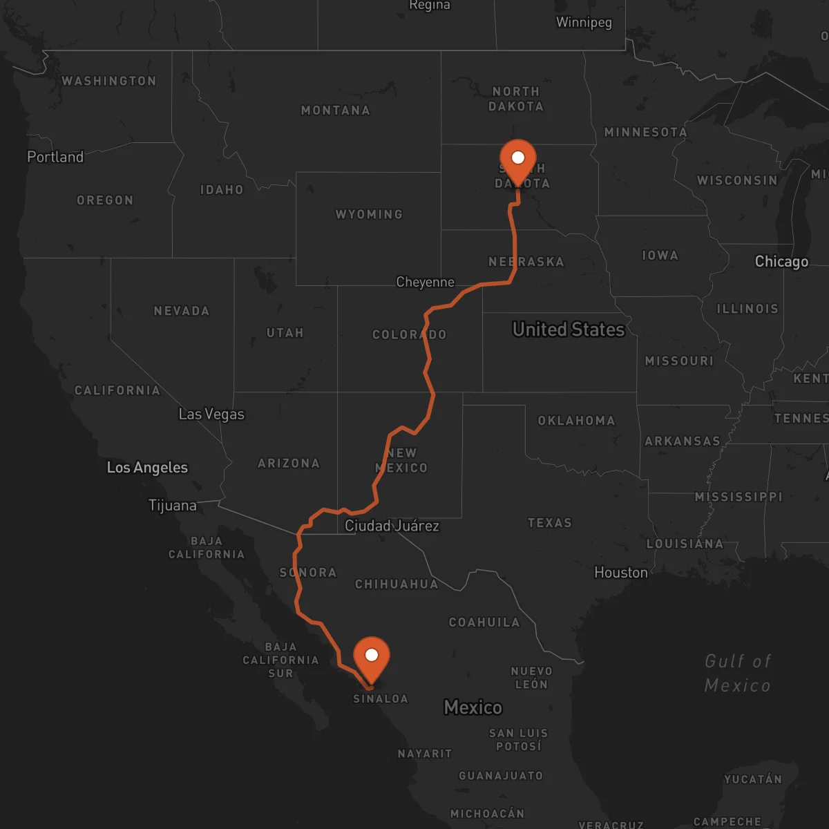 Ruta Culiacán Rosales - Pierre