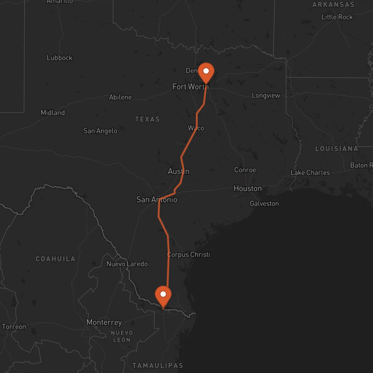 Ruta Reynosa - Dallas