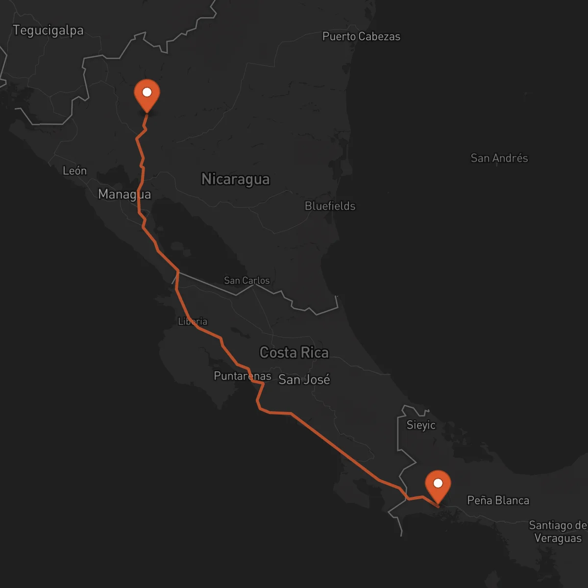 Ruta Jinotega - David