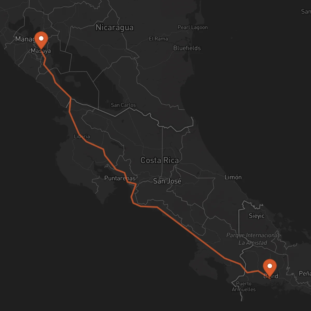 Ruta Masaya - David
