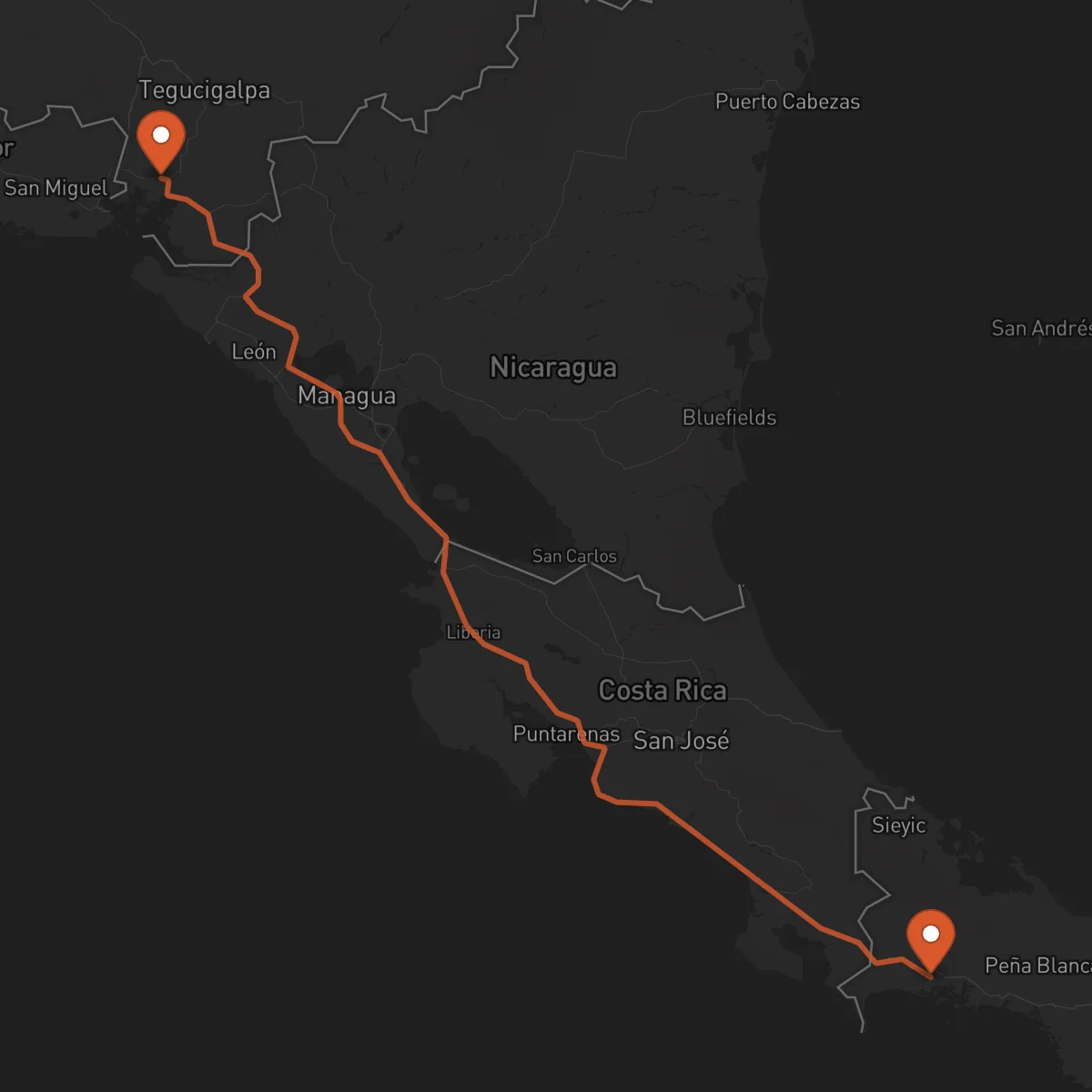 Ruta Nacaome - David