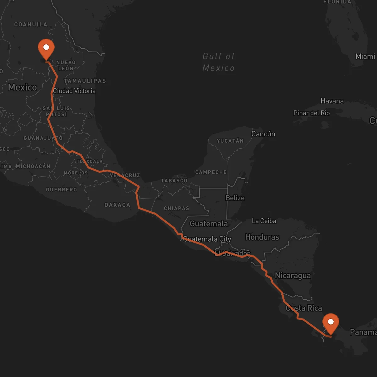 Ruta Saltillo - David