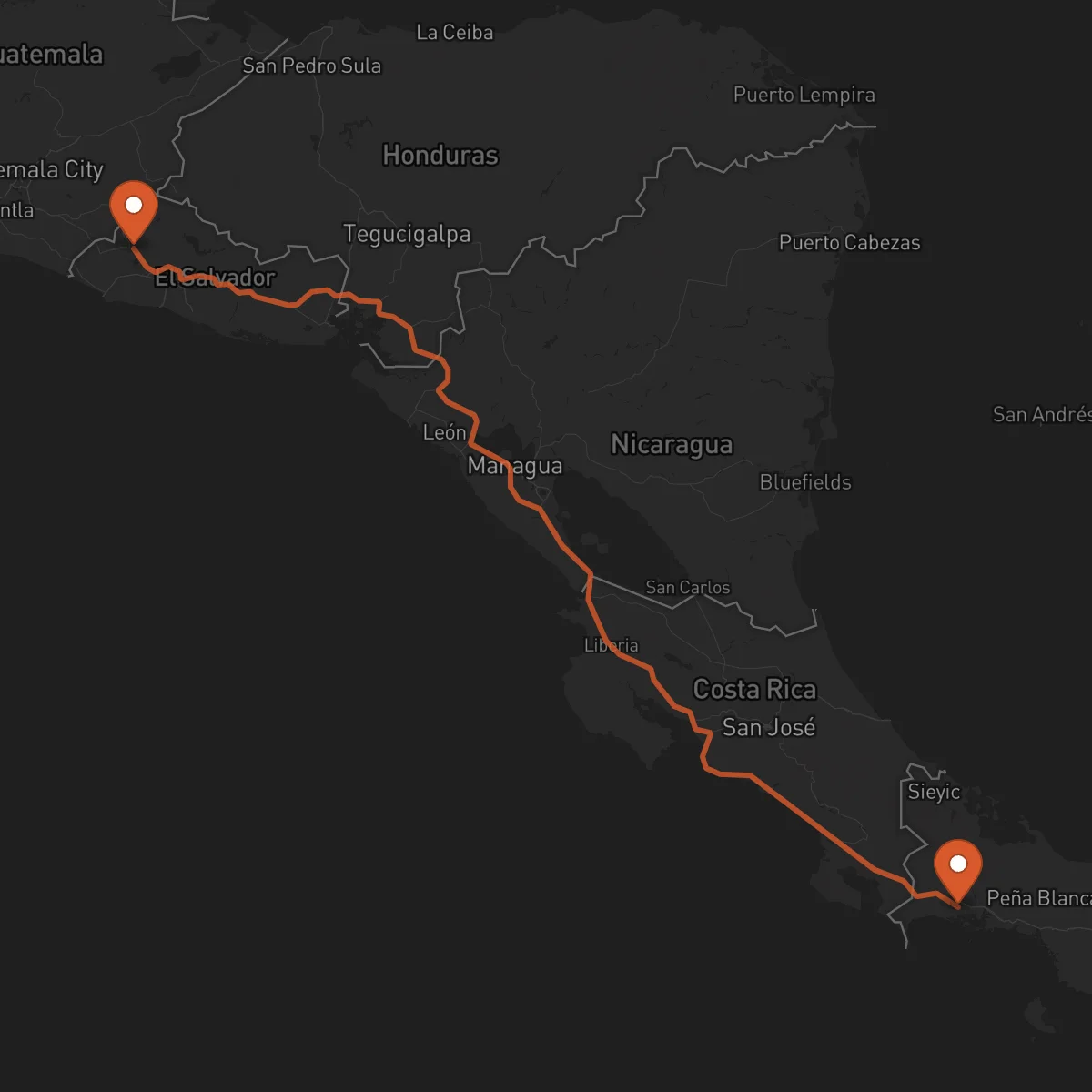 Ruta Santa Ana - David