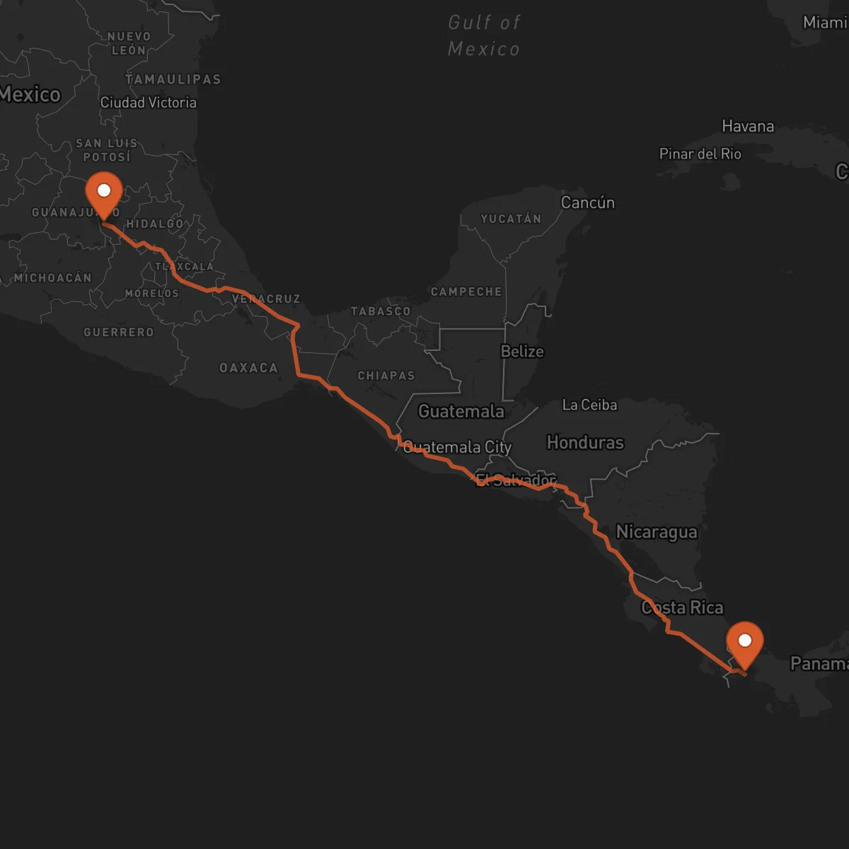 Ruta Santiago de Querétaro - David