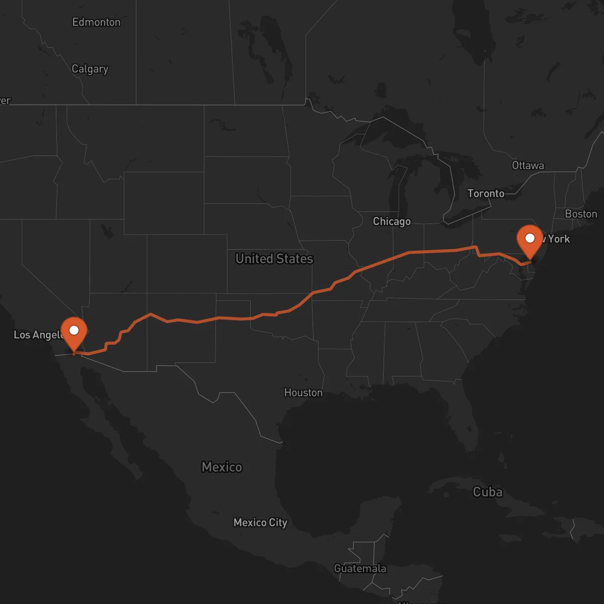 Ruta Mexicali - Dover