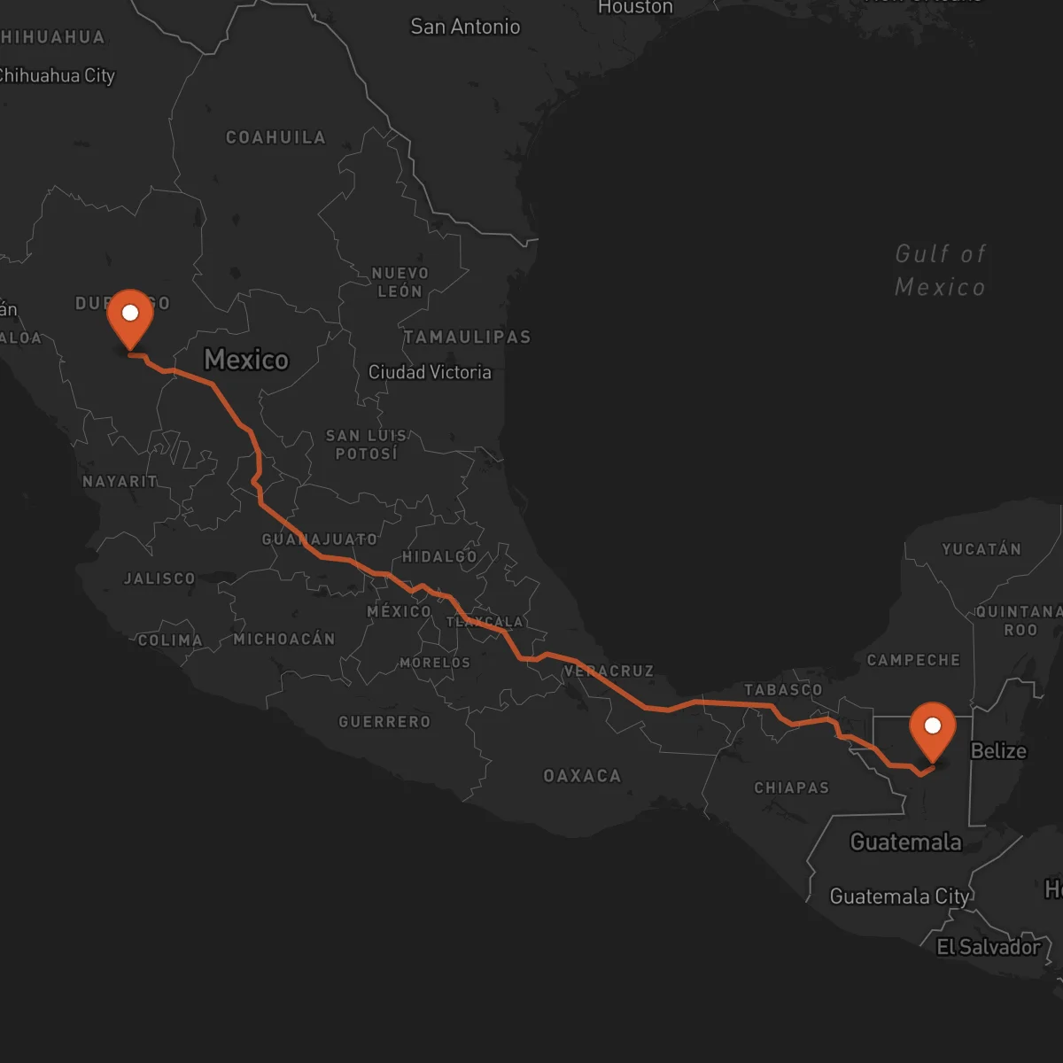 Ruta Flores - Durango