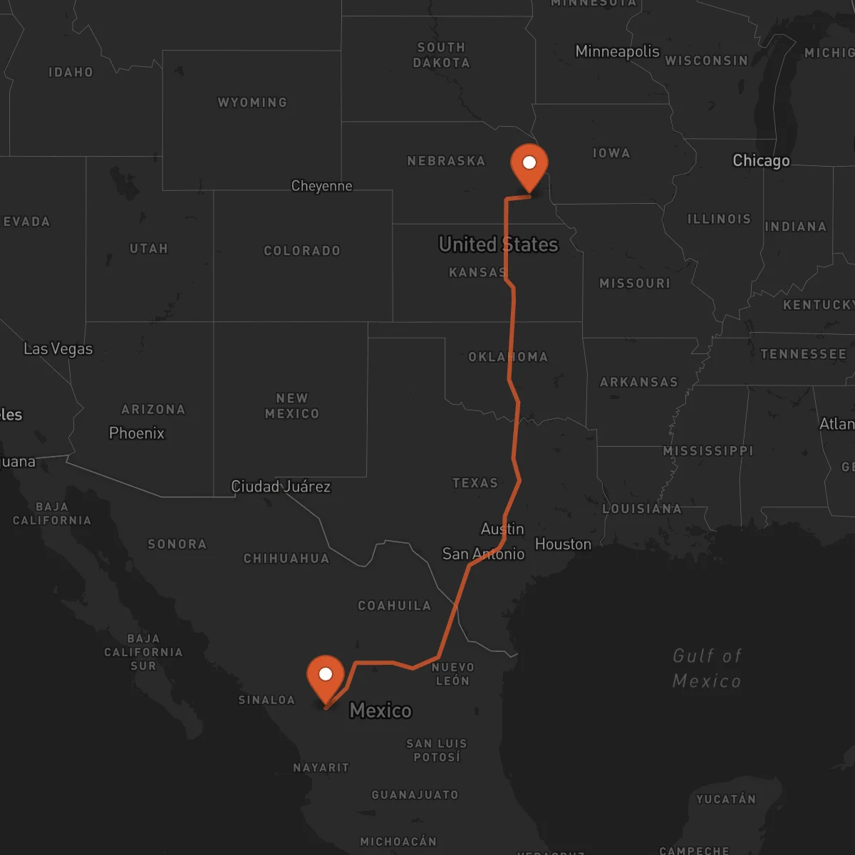 Ruta Lincoln - Durango
