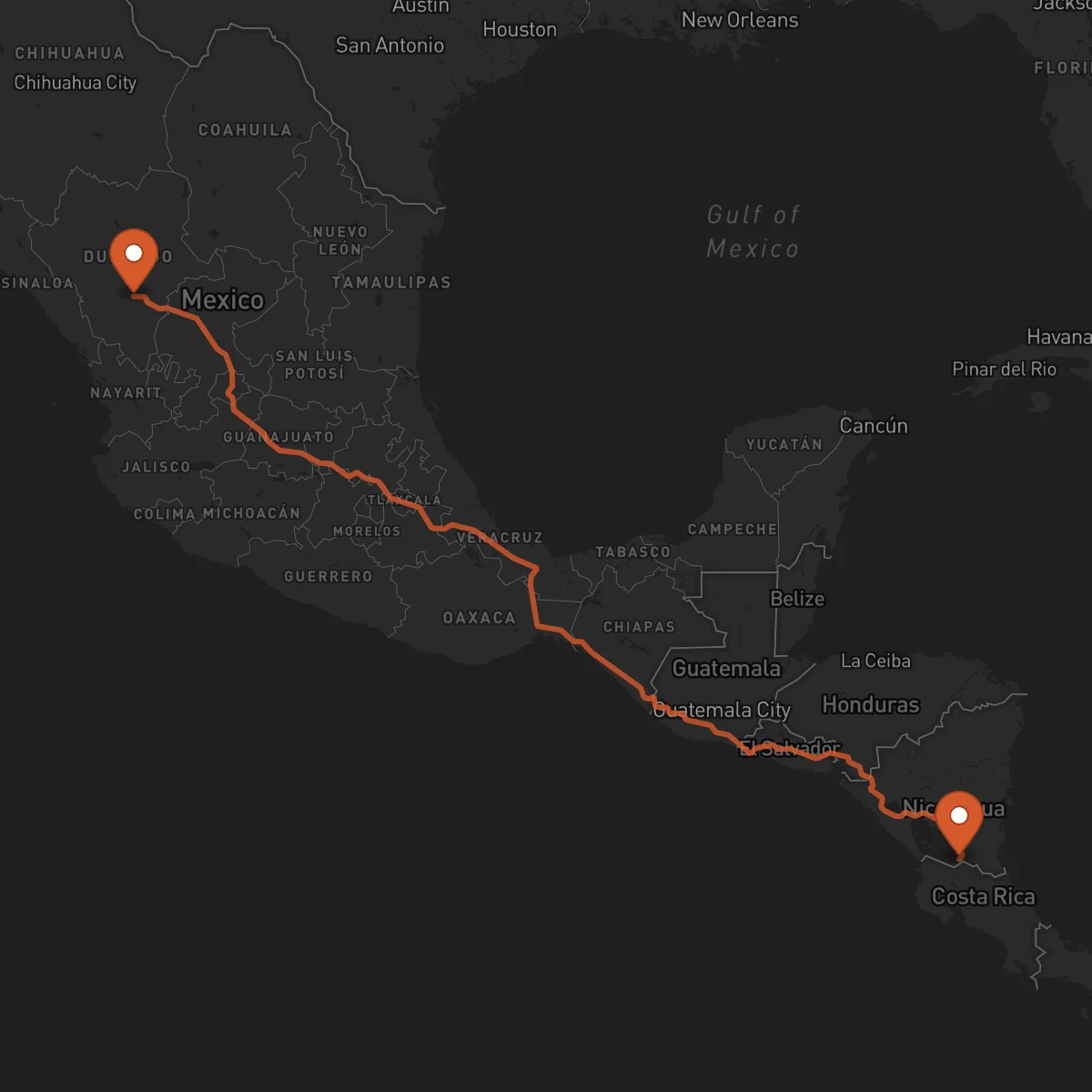 Ruta San Carlos - Durango