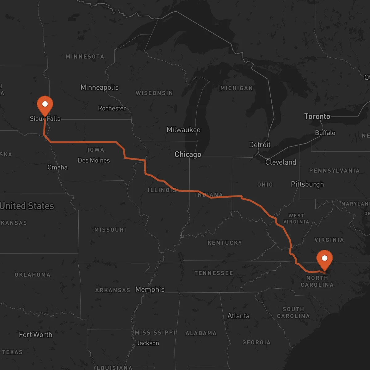 Ruta Durham - Sioux Falls