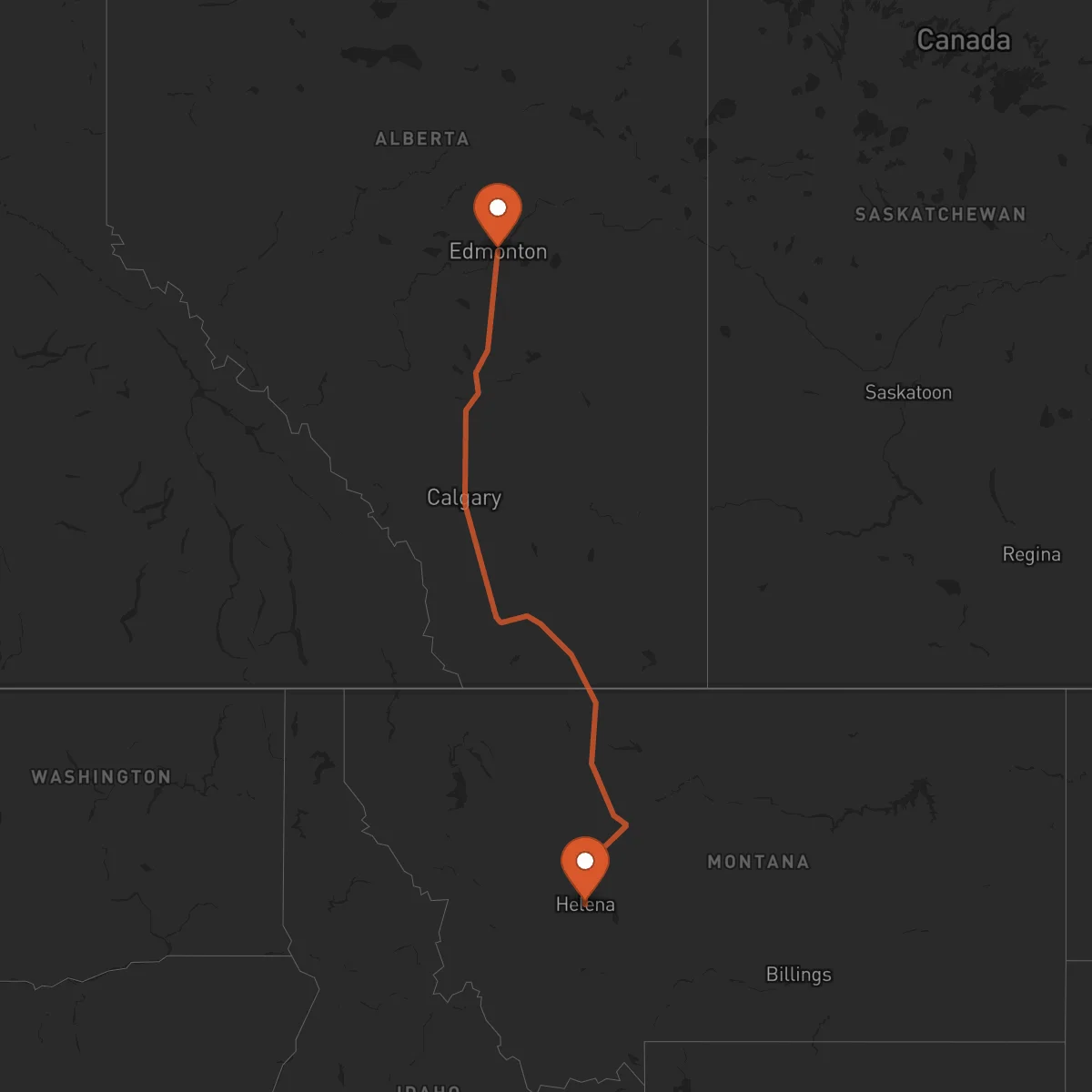 Ruta Helena - Edmonton