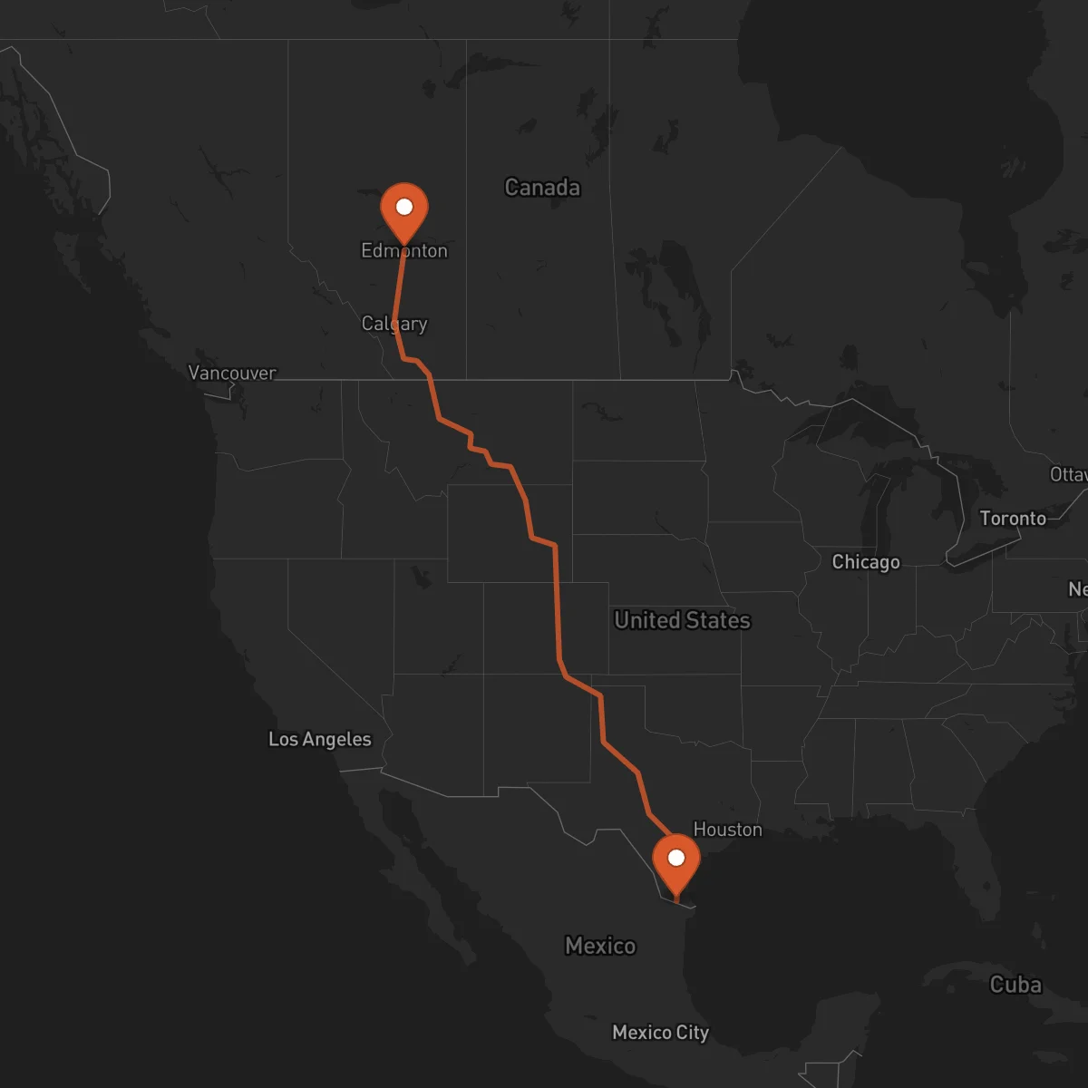 Ruta McAllen - Edmonton