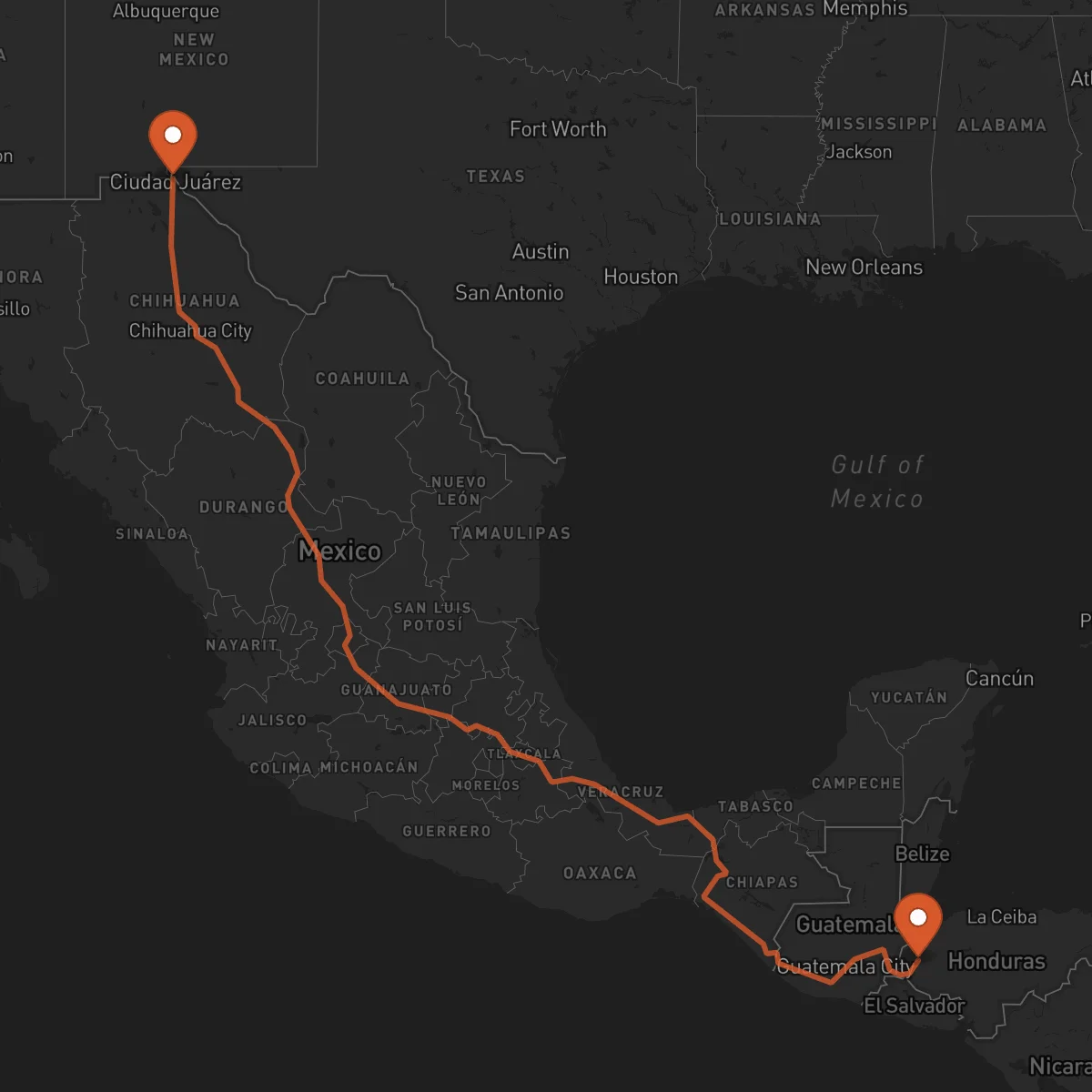 Ruta Santa Rosa de Copán - El Paso