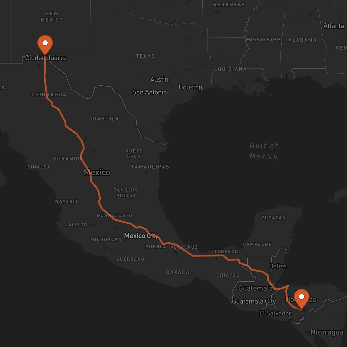 Ruta El Paso - Yuscarán