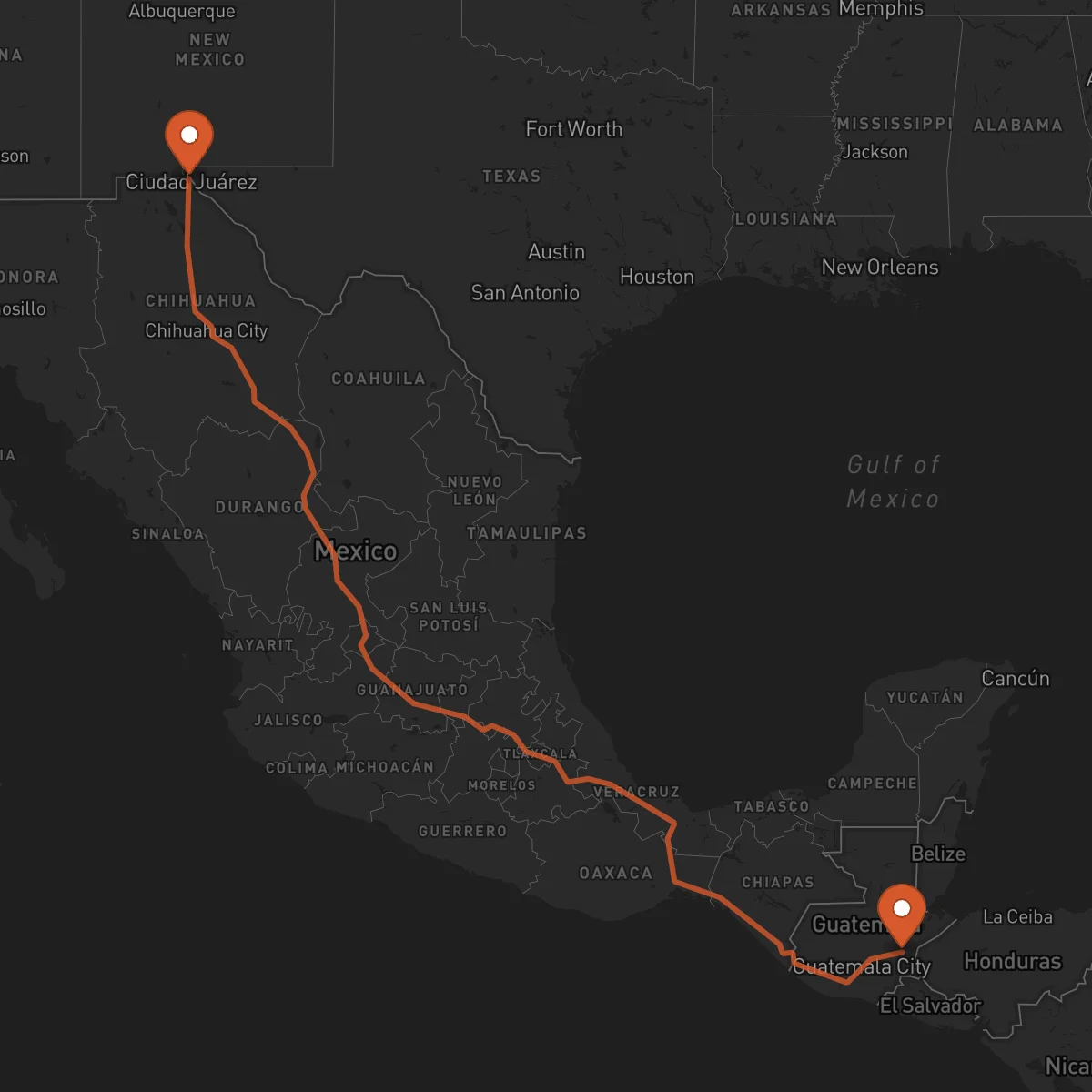 Ruta Zacapa - El Paso