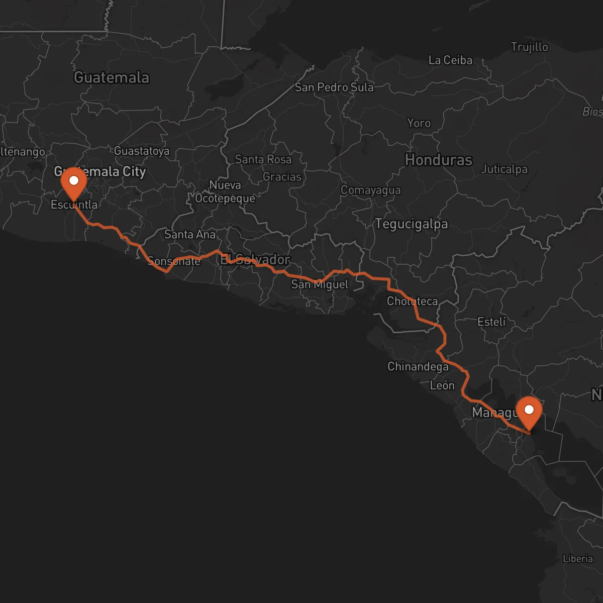 Ruta Granada - Escuintla