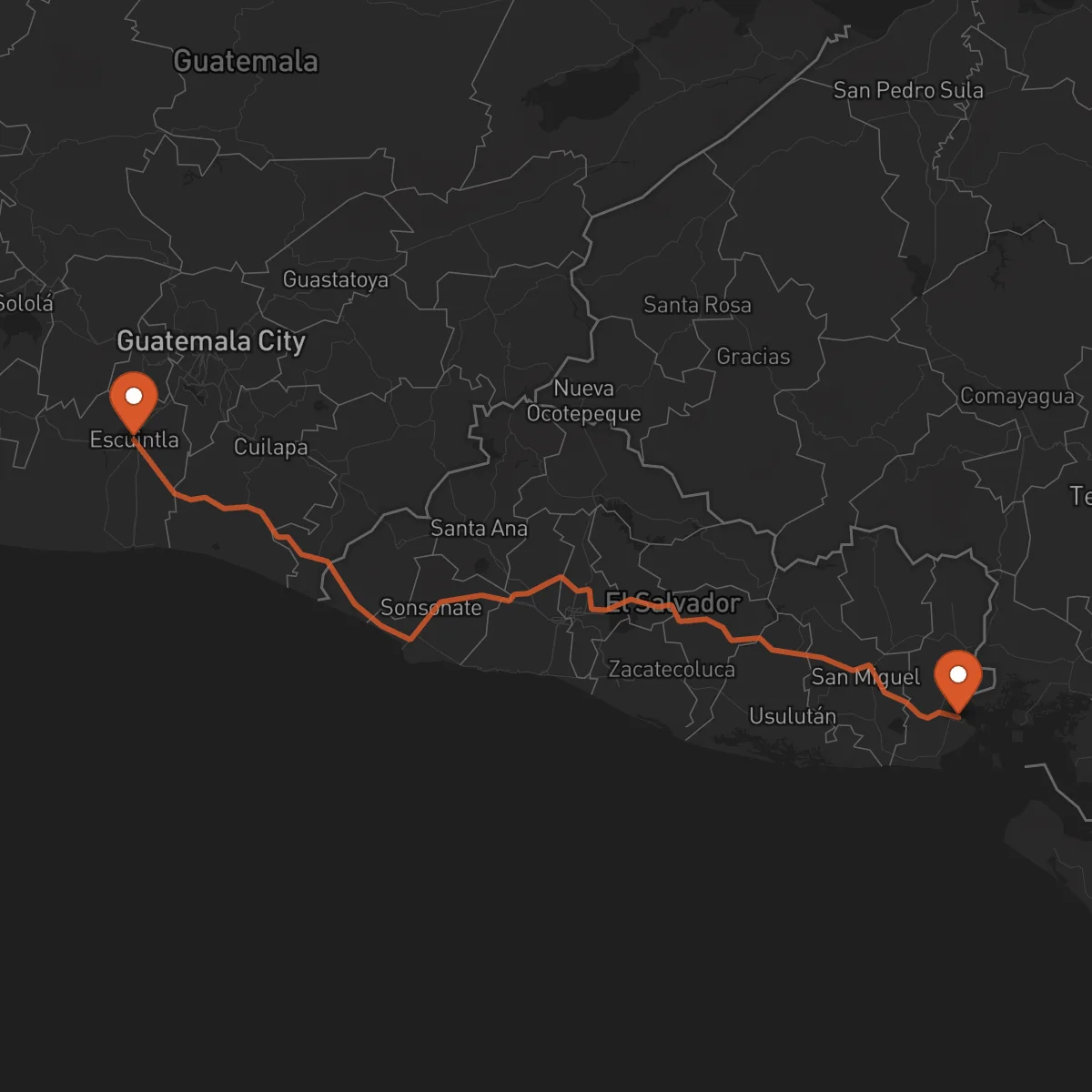 Ruta La Unión - Escuintla