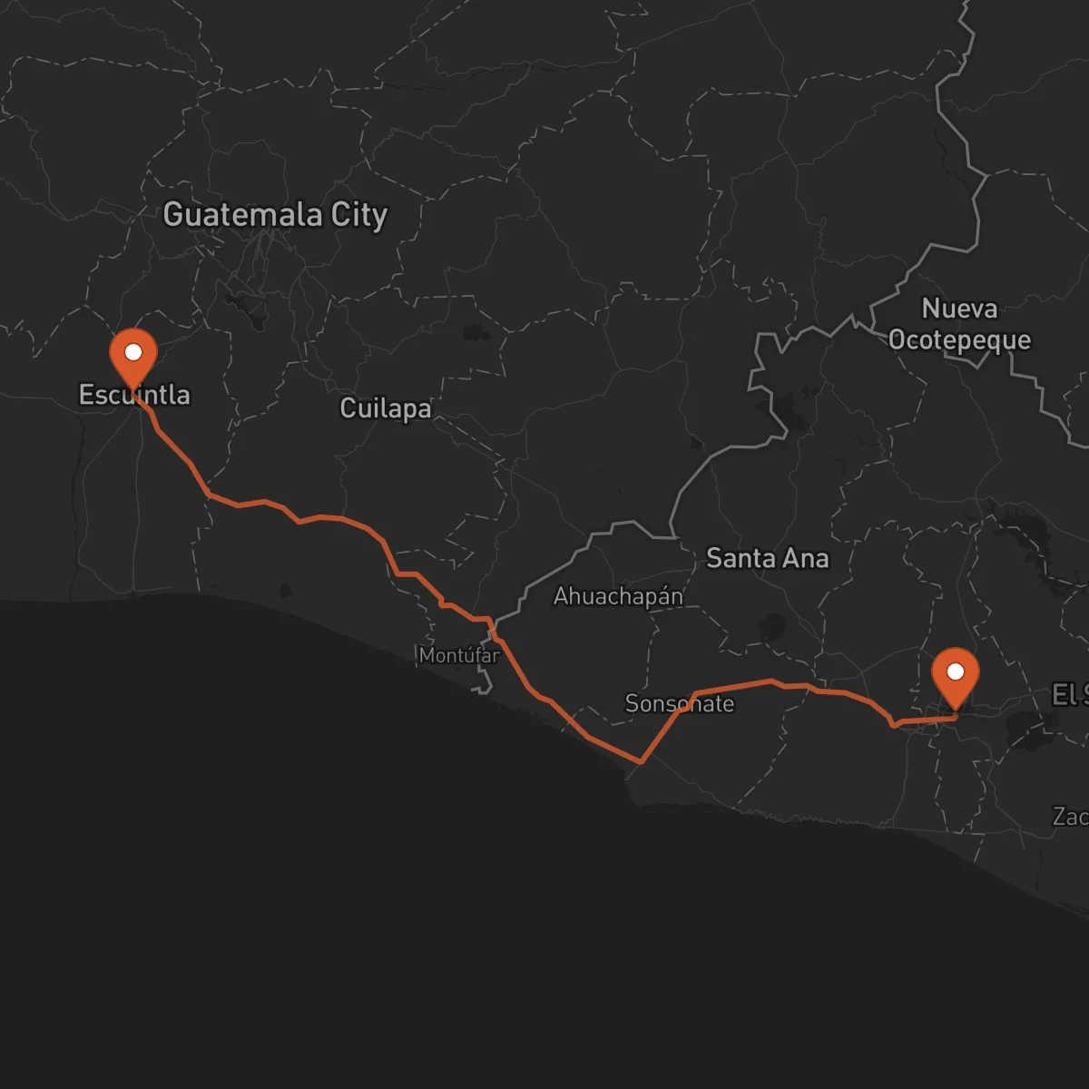 Ruta San Salvador - Escuintla