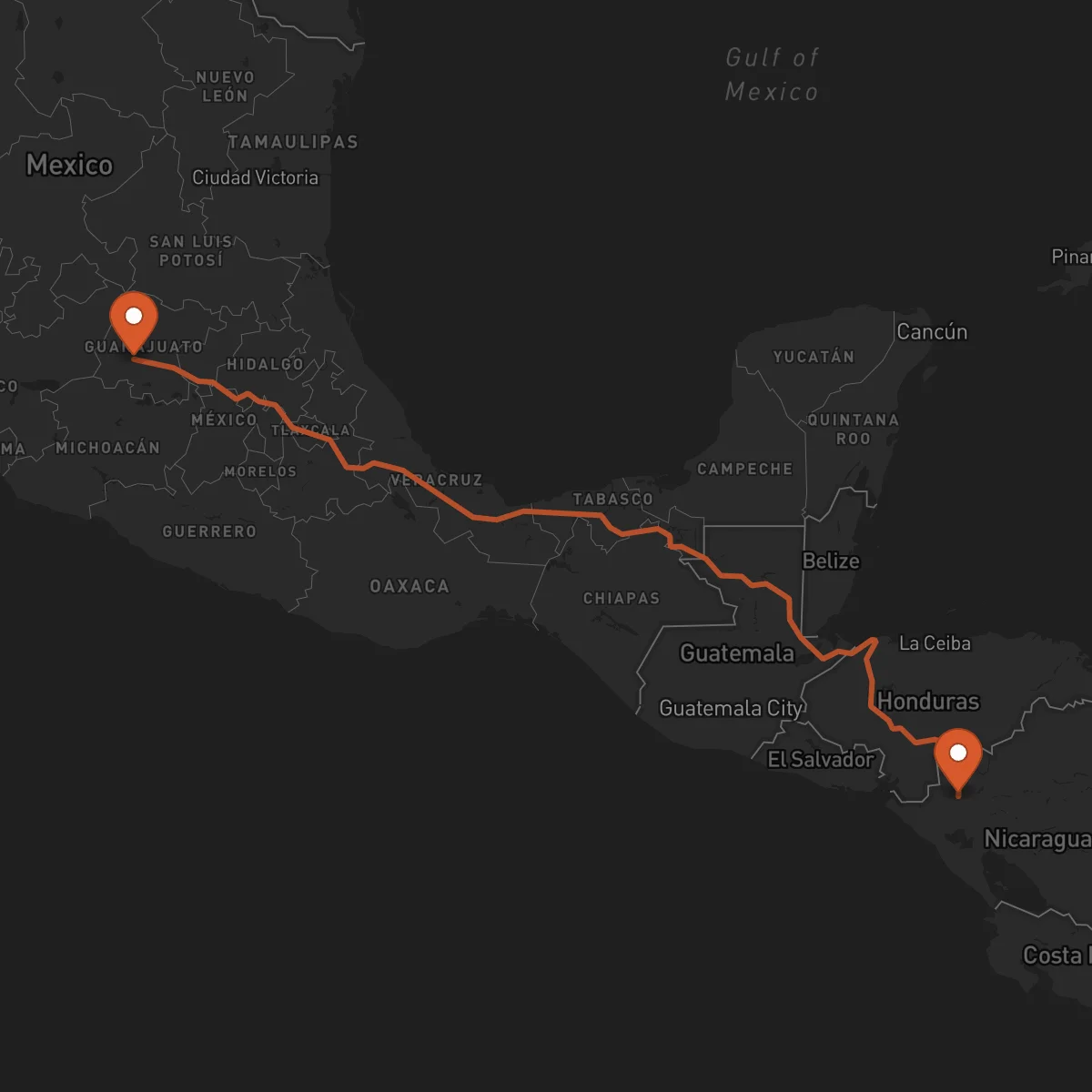 Ruta Irapuato - Estelí