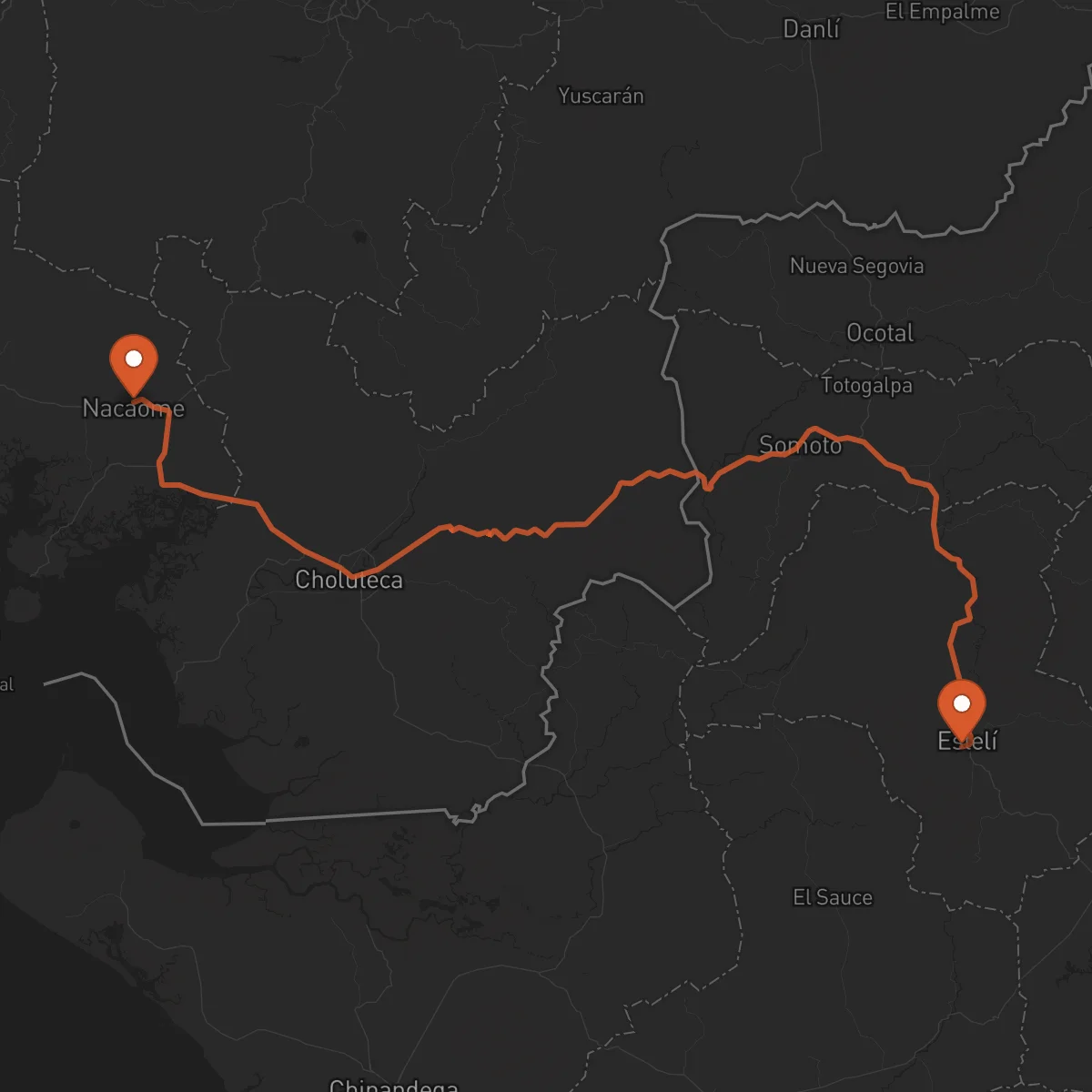 Ruta Nacaome - Estelí