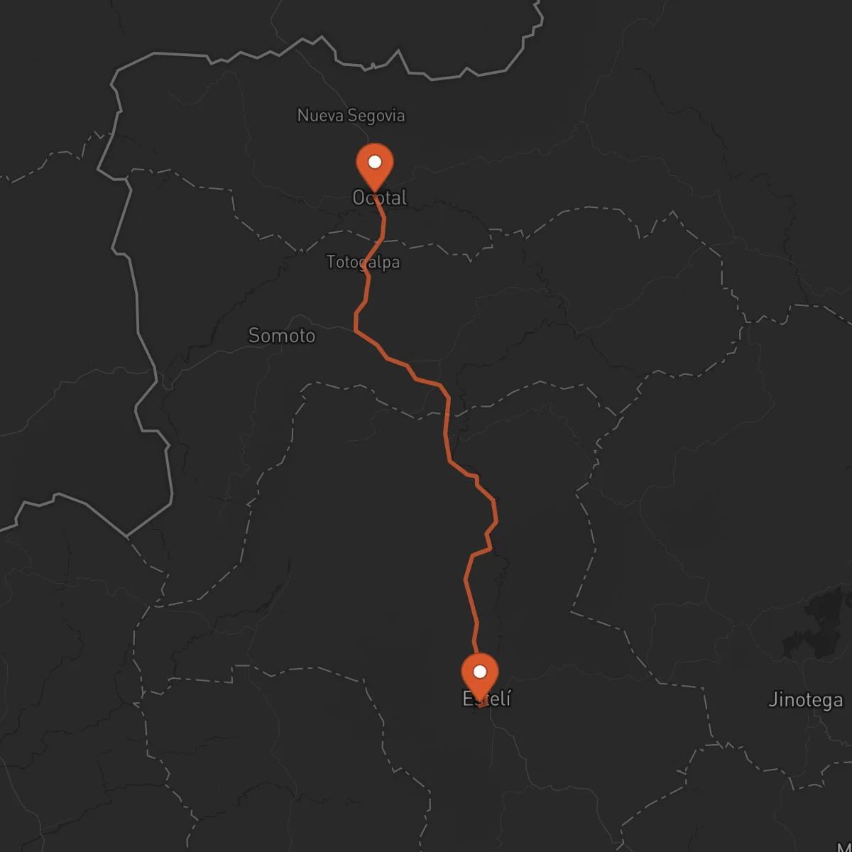 Ruta Ocotal - Estelí