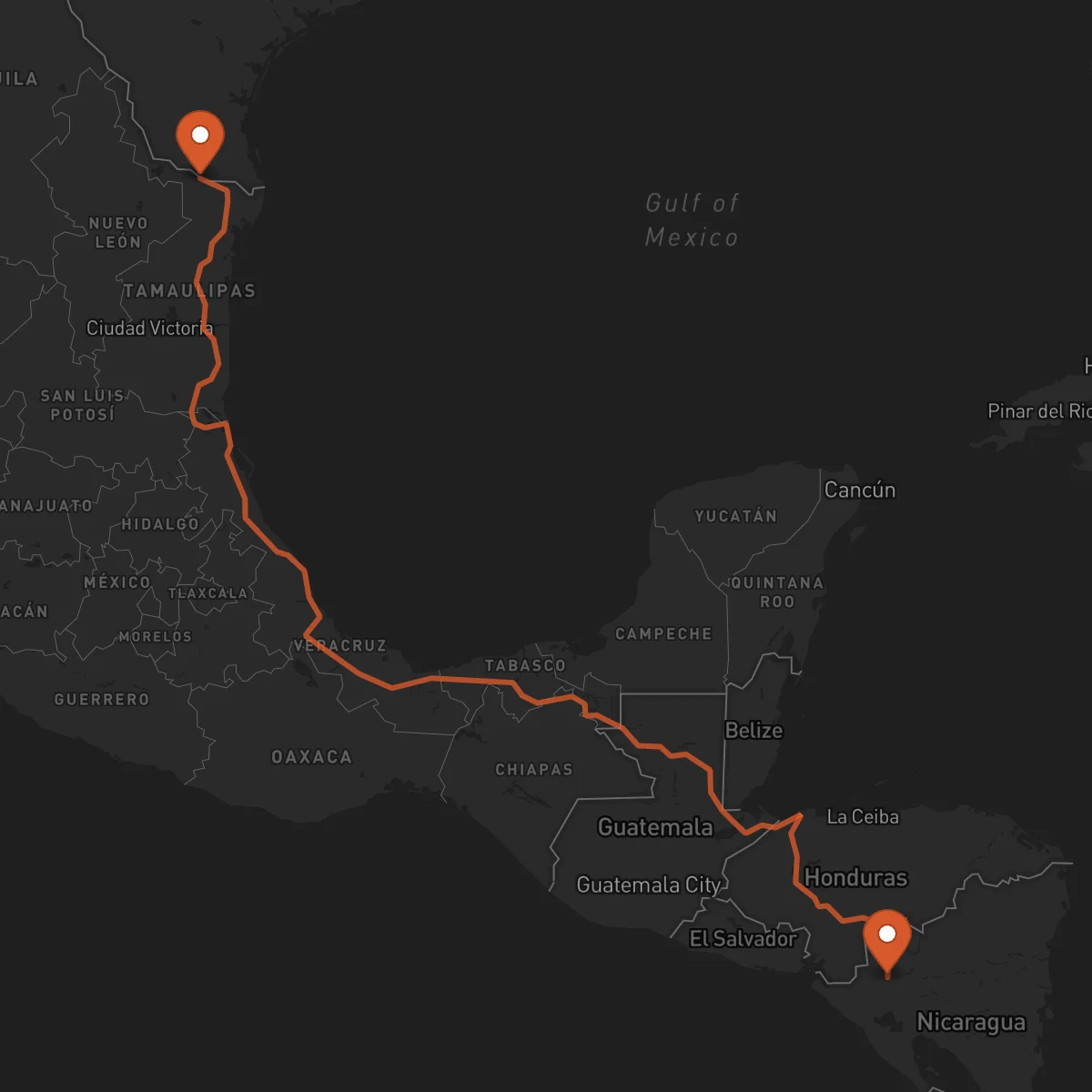 Ruta Estelí - Reynosa