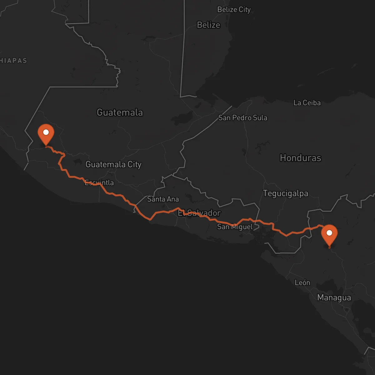 Ruta Estelí - San Marcos