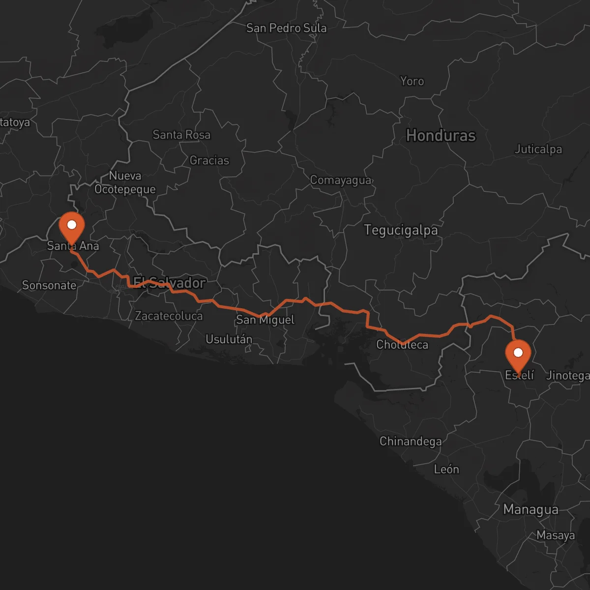 Ruta Estelí - Santa Ana
