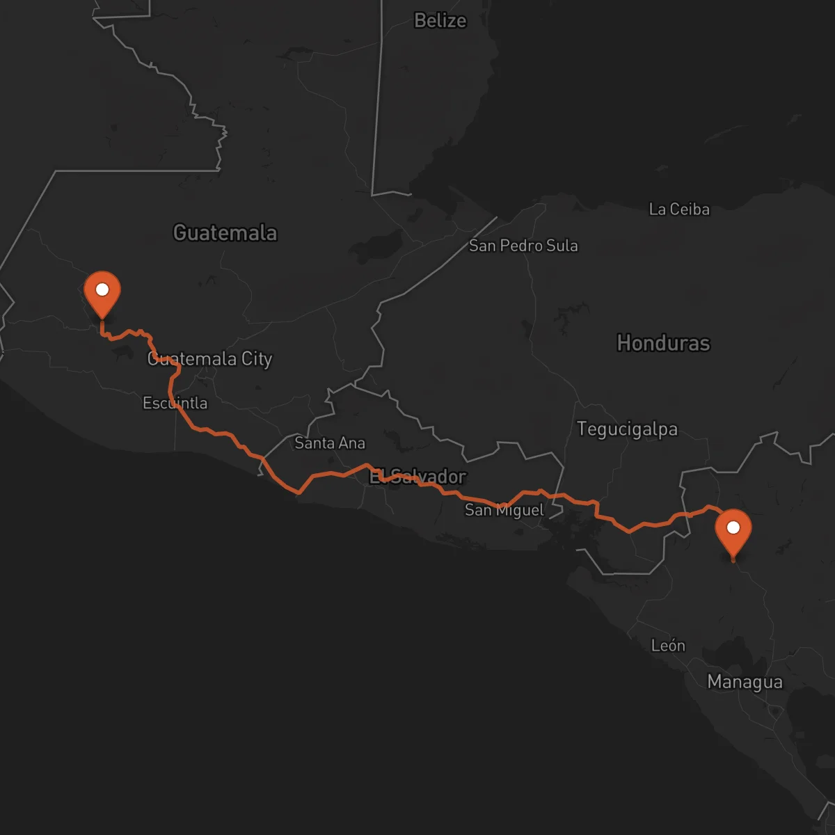 Ruta Totonicapán - Estelí