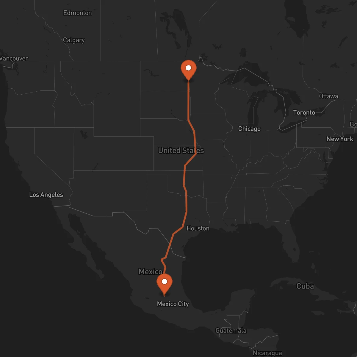 Ruta Fargo - Santiago de Querétaro