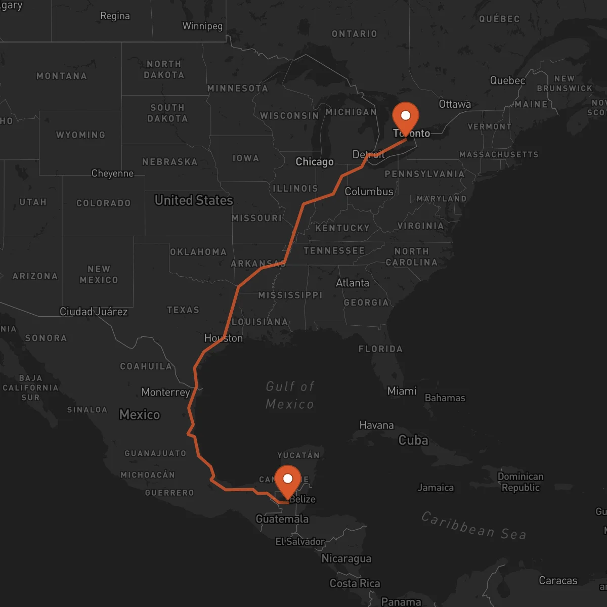 Ruta Flores - Hamilton