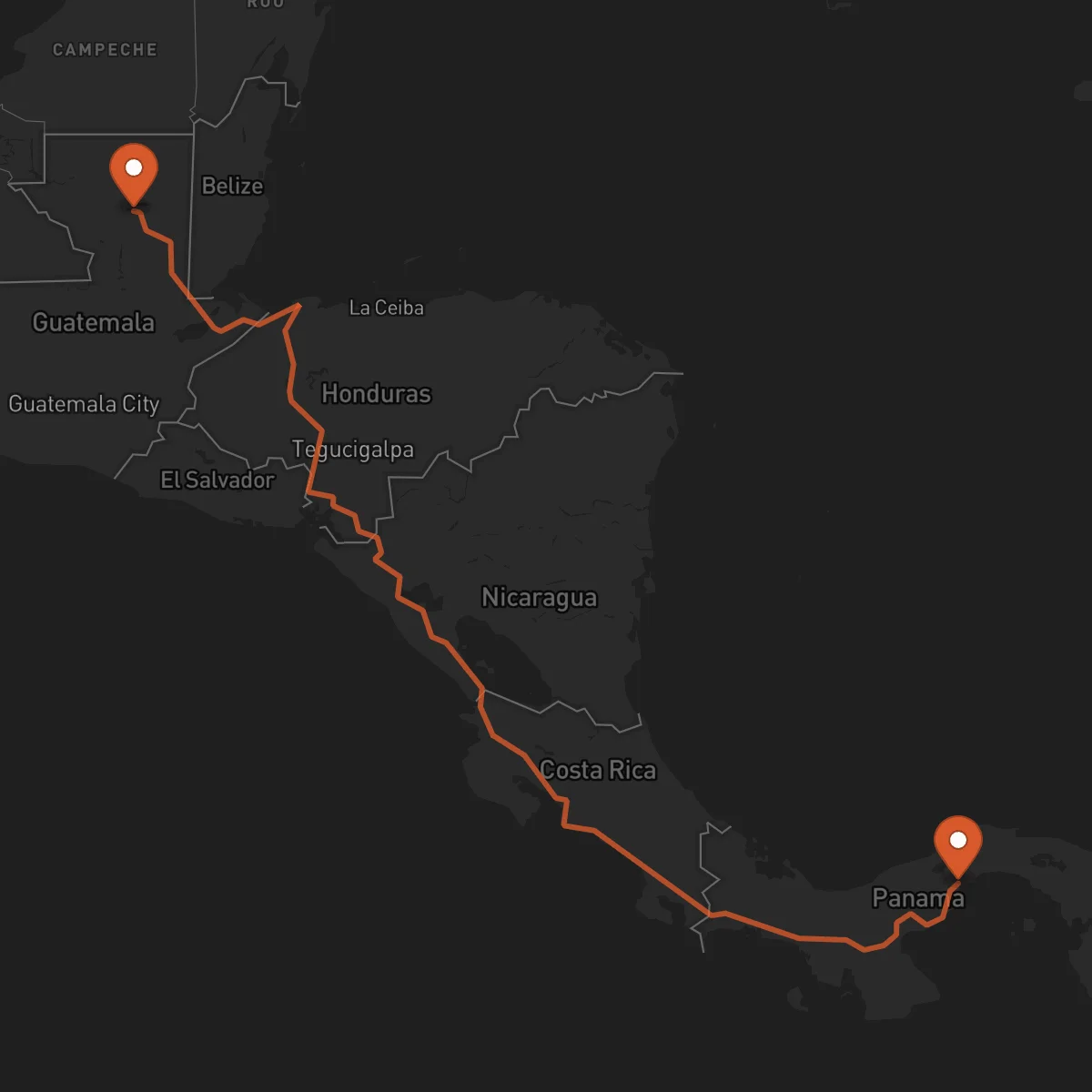 Ruta La Chorrera - Flores