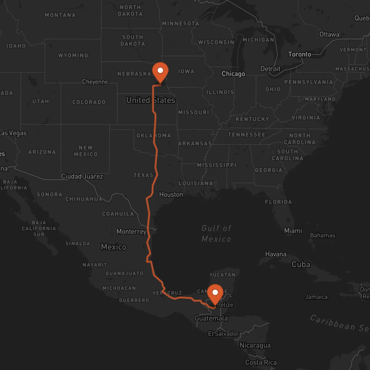Ruta Lincoln - Flores